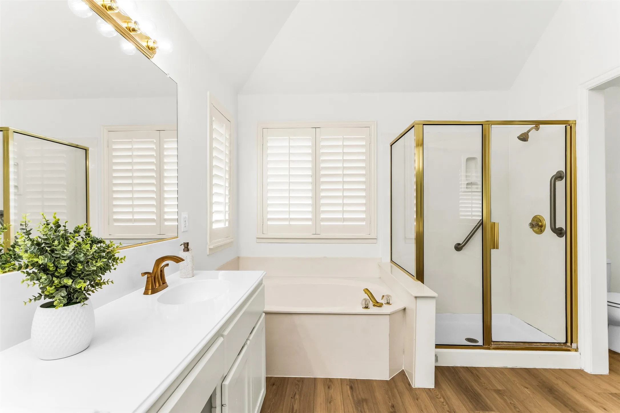 Walk-In Closet In Primary Bathroom!