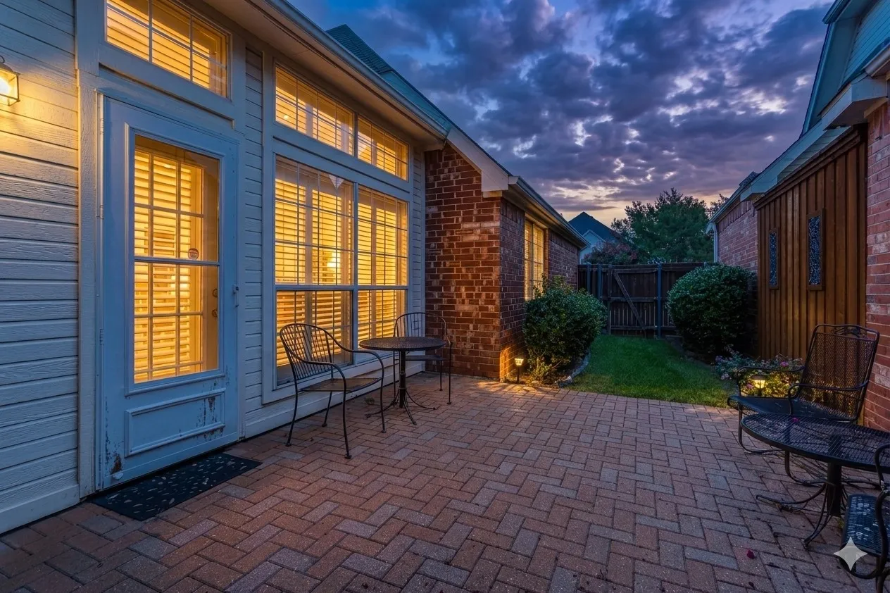 Large Outdoor Sitting Area!