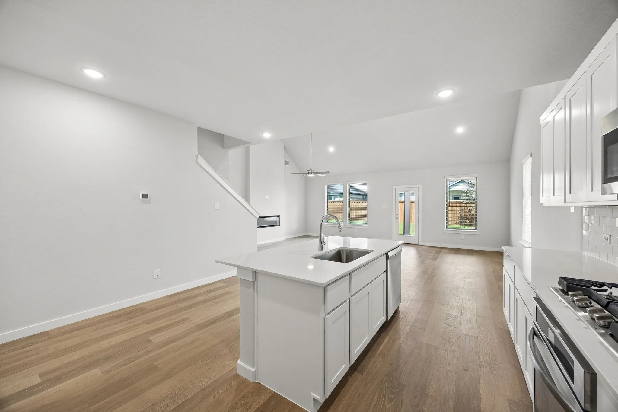 Open Floor Plan in the Winters home plan by Trophy Signature Homes – REPRESENTATIVE PHOTO