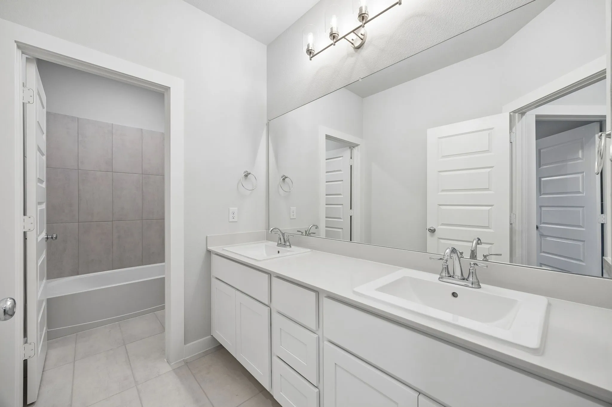 Bathroom in the Winters home plan by Trophy Signature Homes – REPRESENTATIVE PHOTO