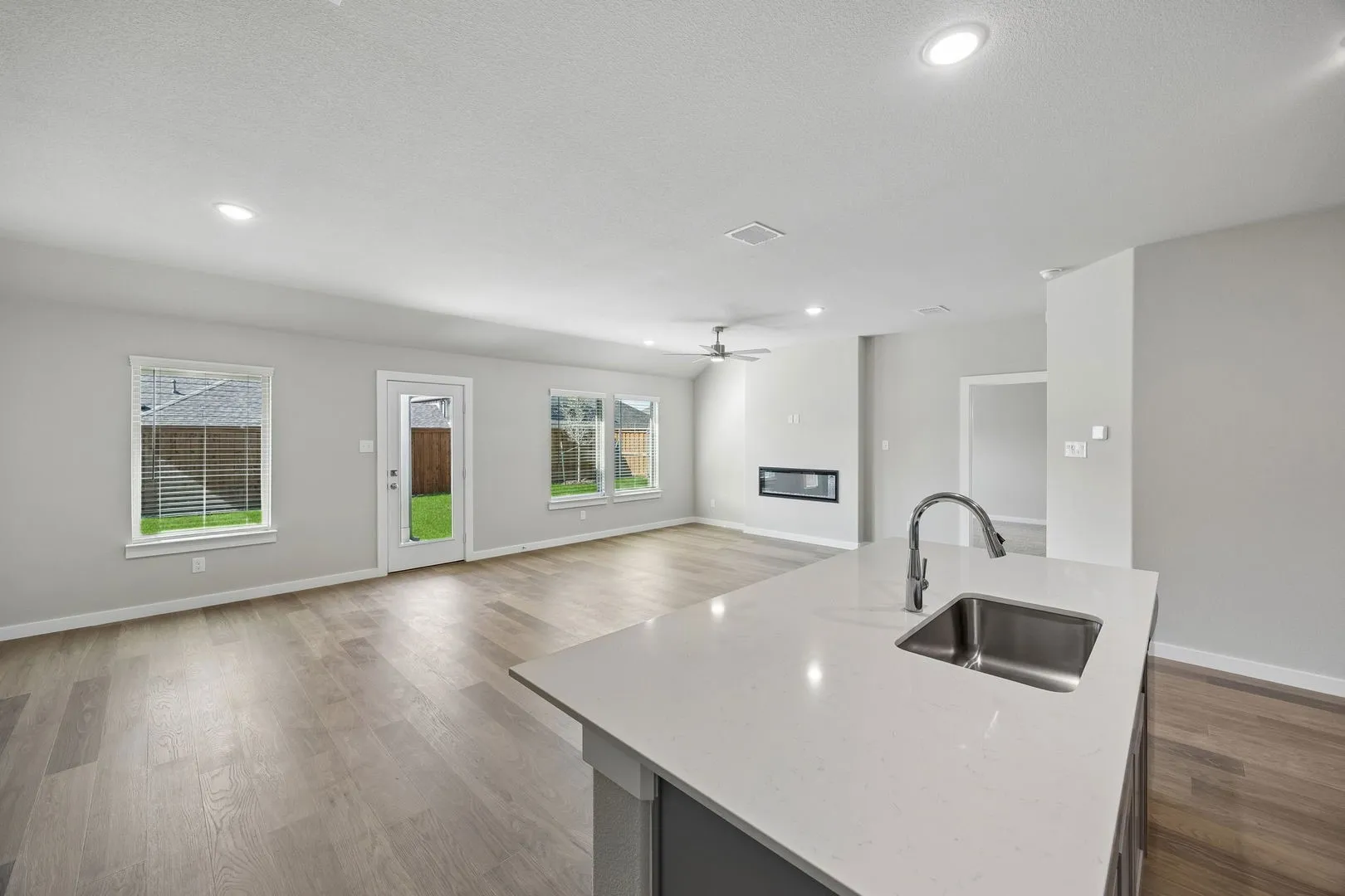 Open Floor Plan in the Emmy II home plan by Trophy Signature Homes - REPRESENTATIVE PHOTO