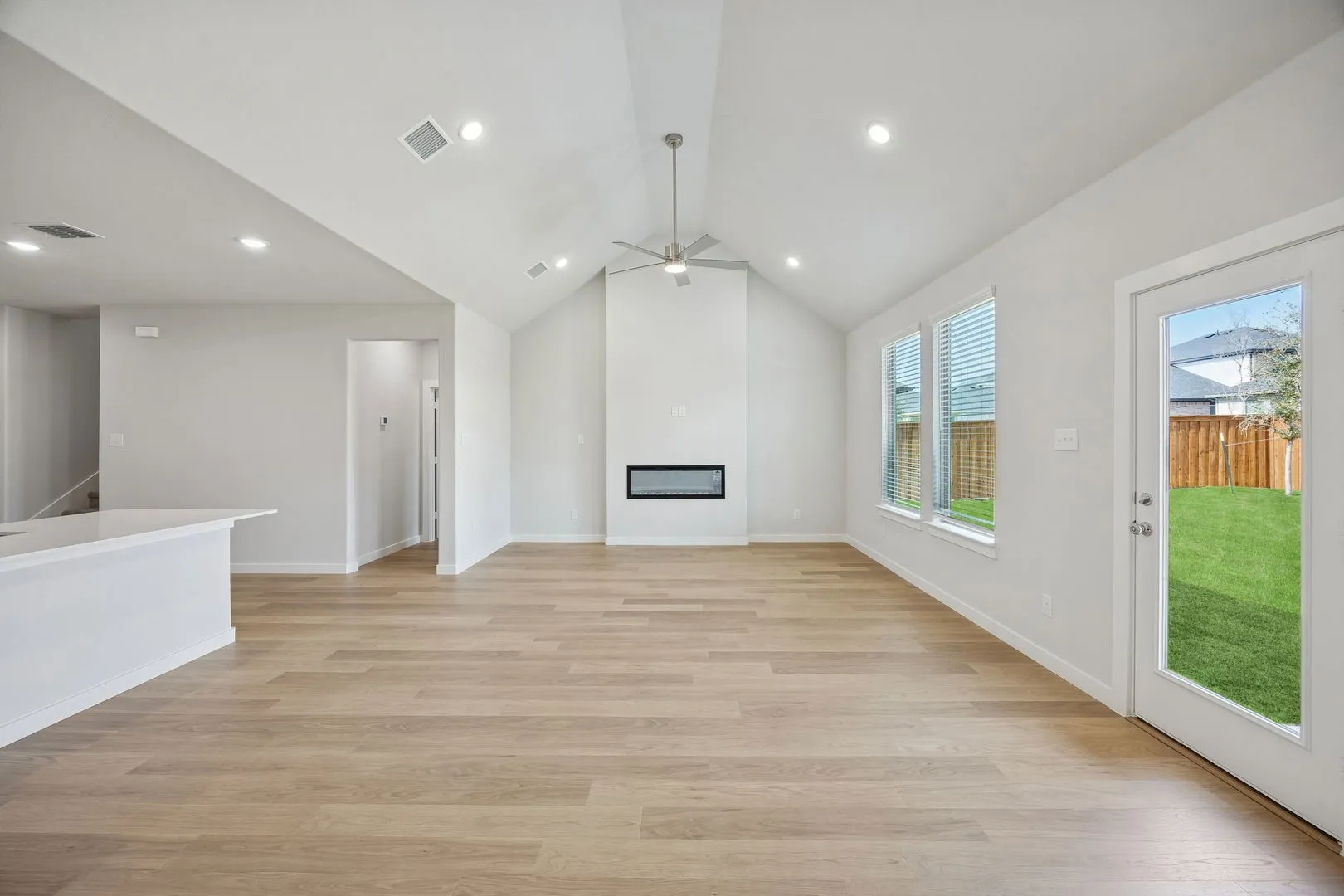 Living Room in the Masters home plan by Trophy Signature Homes – REPRESENTATIVE PHOTO
