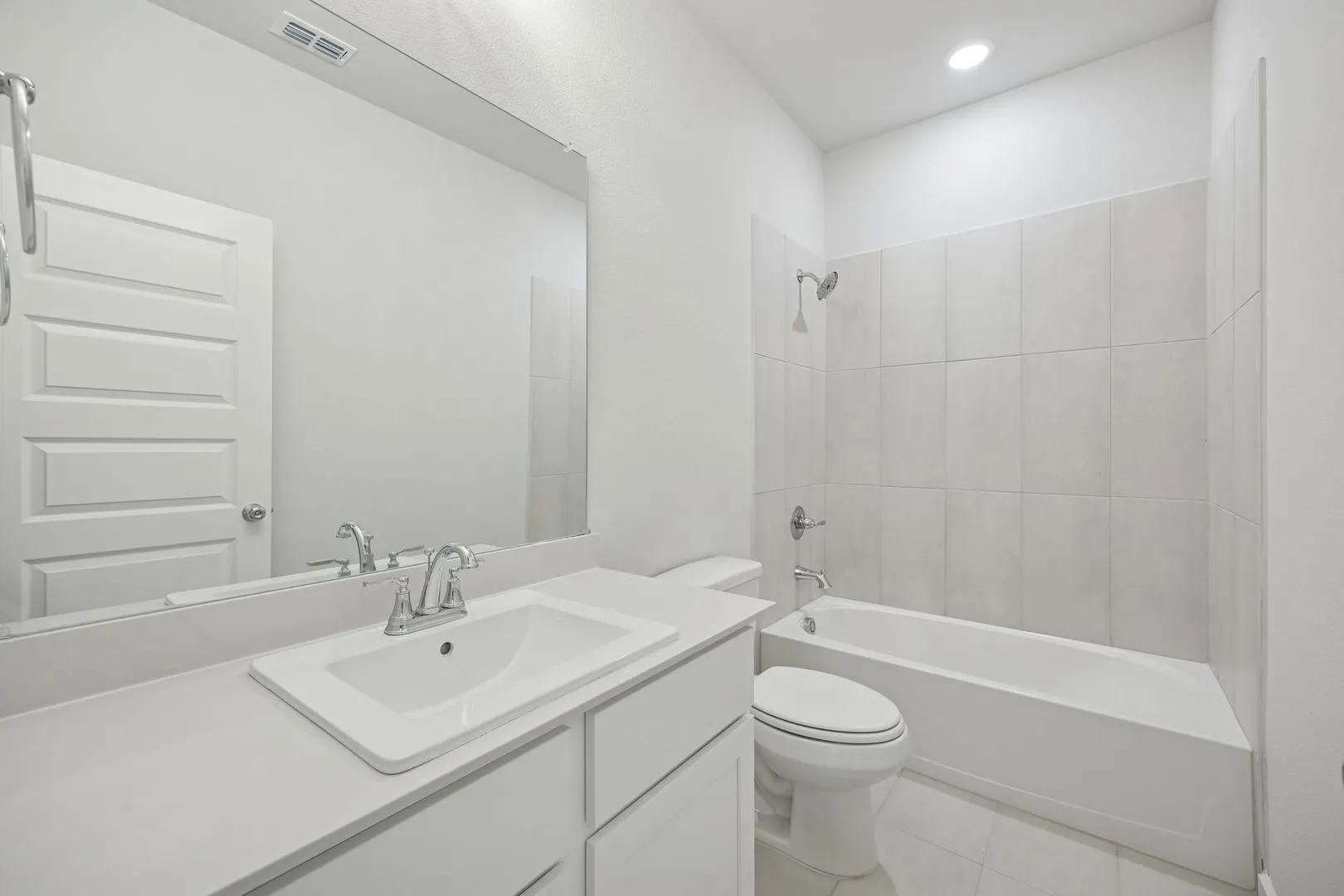 Bathroom in the Masters home plan by Trophy Signature Homes – REPRESENTATIVE PHOTO