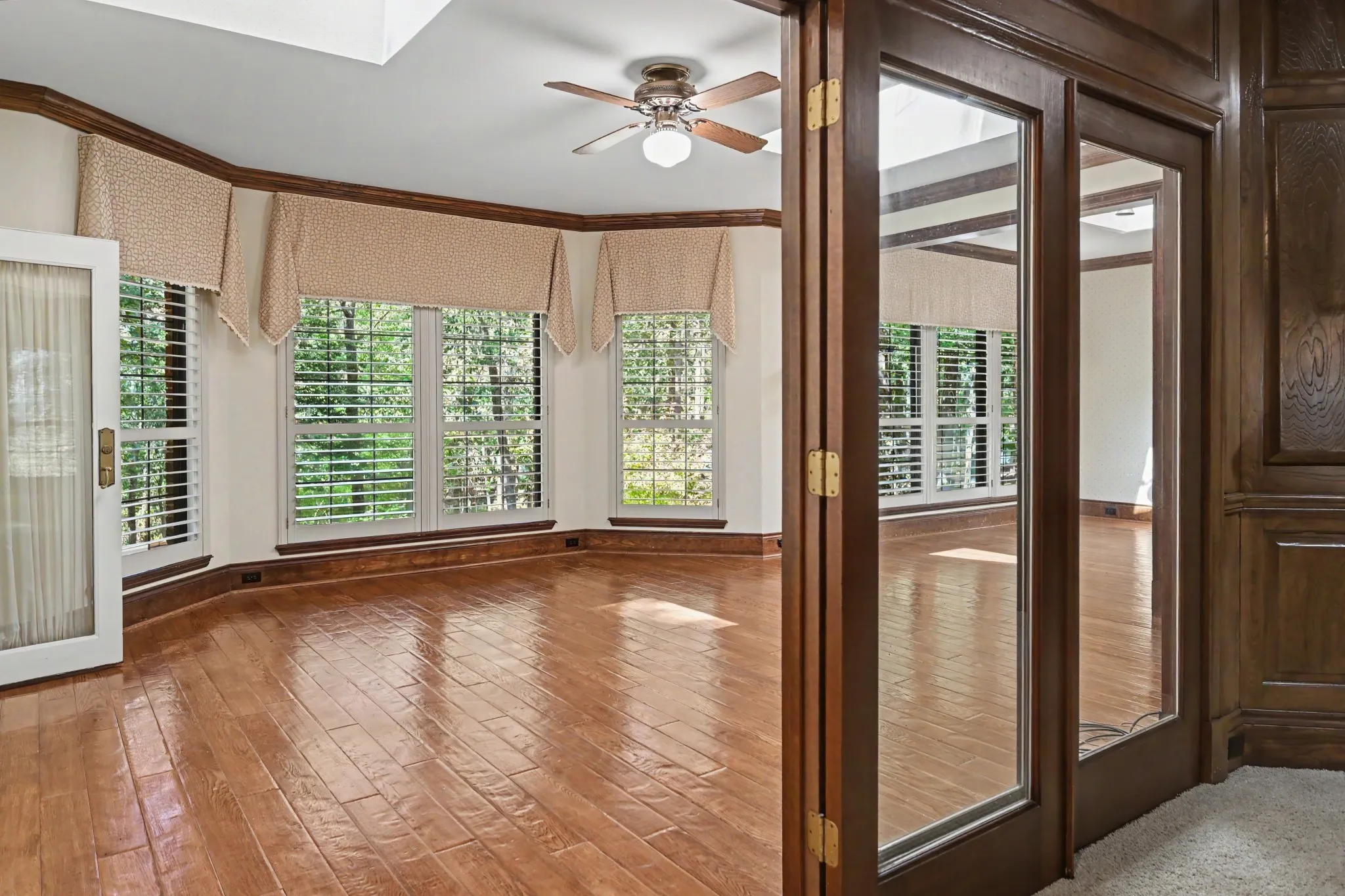 Spacious family room located behind living windows galore