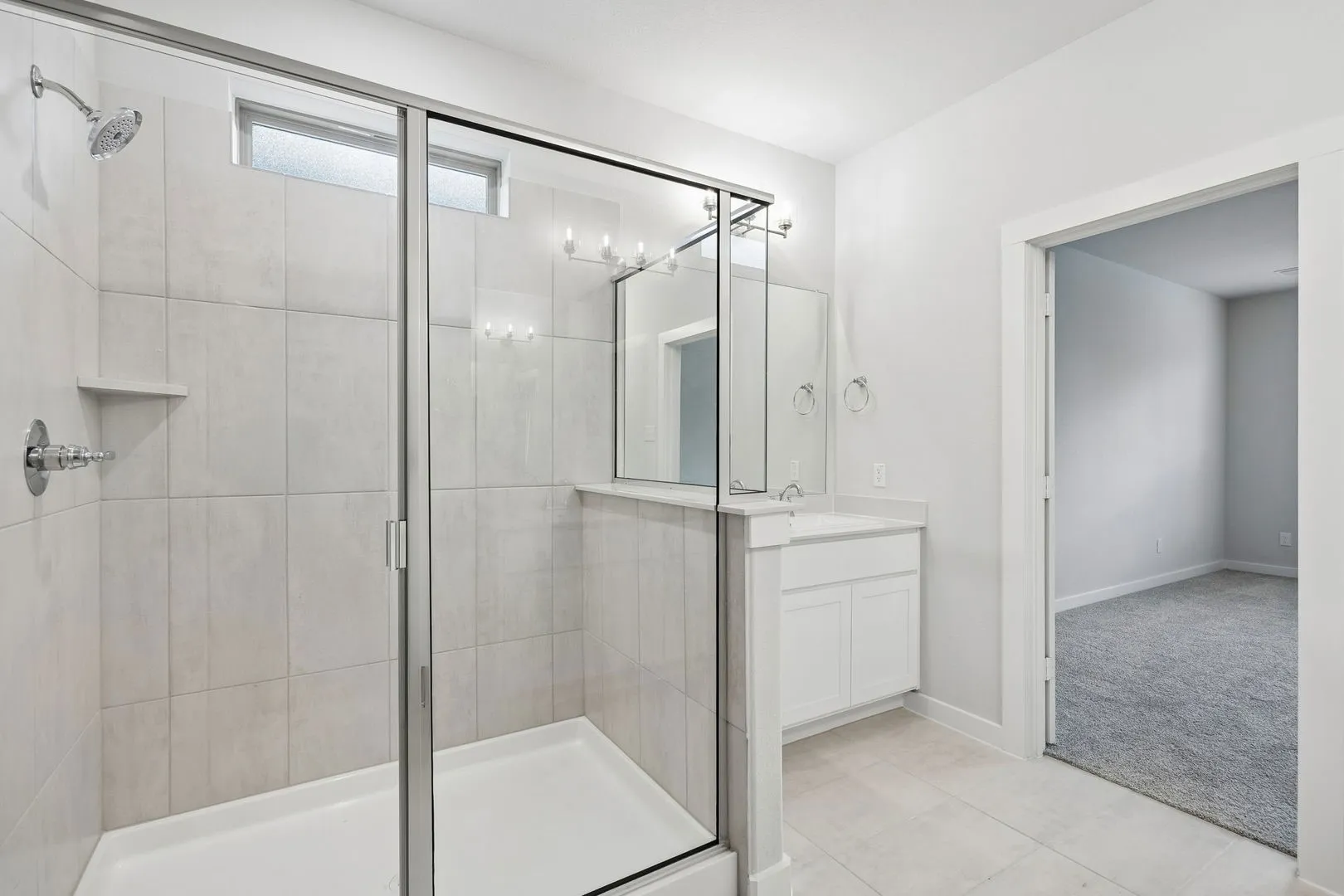 Primary Bathroom in the Winters home plan by Trophy Signature Homes – REPRESENTATIVE PHOTO