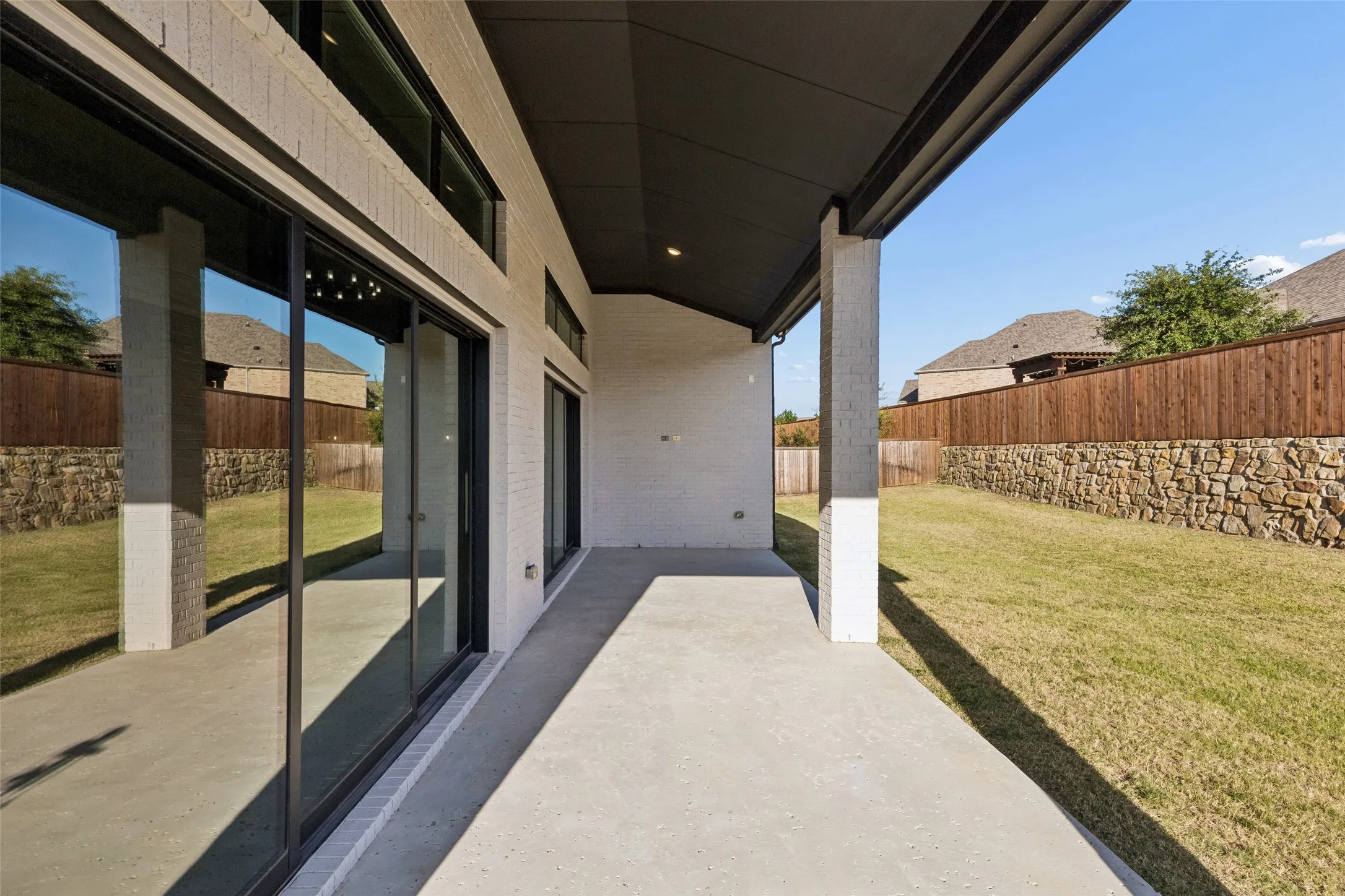 No need to extend a patio. This one's already finished!