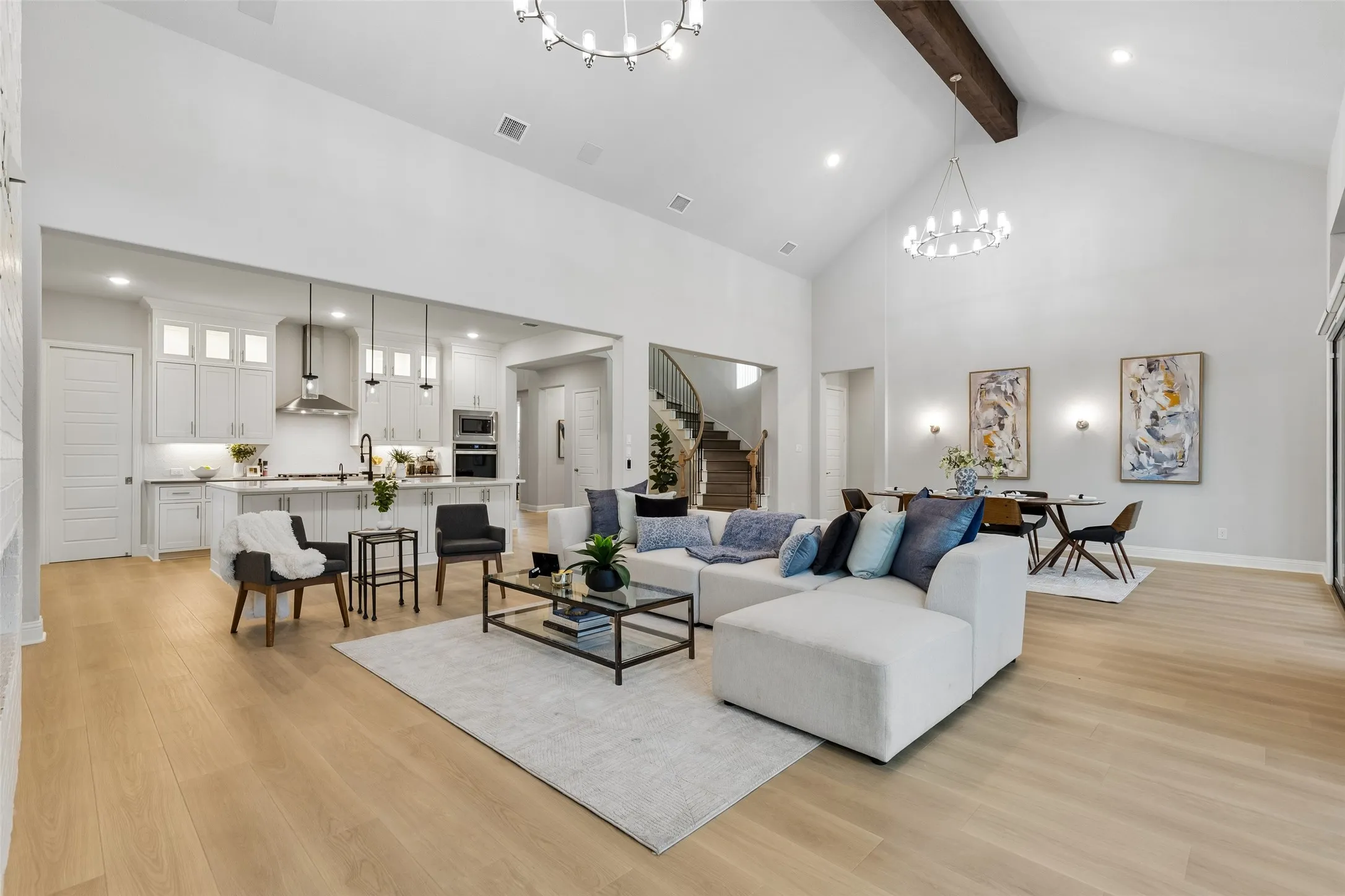 It's a space that could be grand and...it's a space you can also feel cozy in.