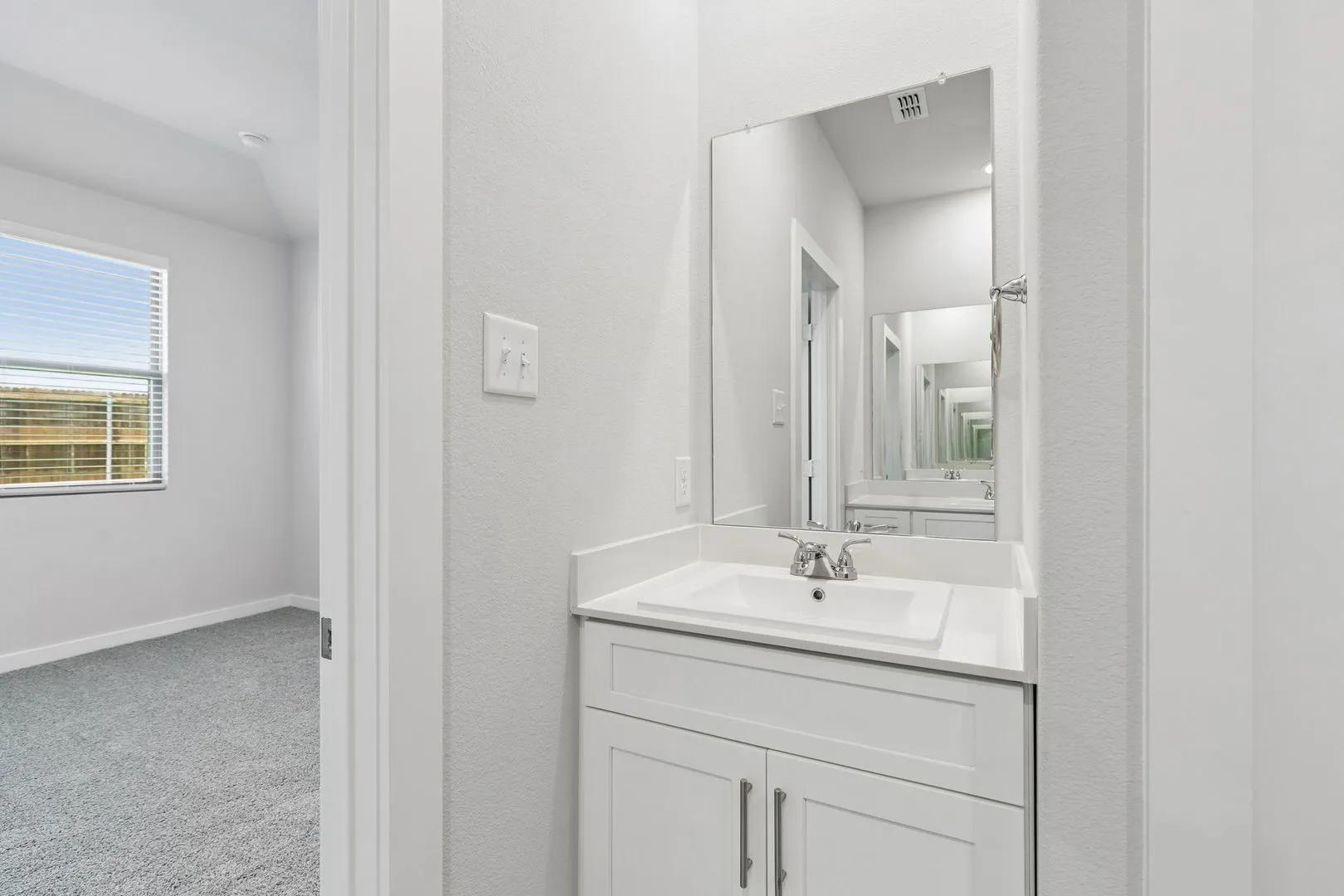 Primary Bathroom in the Cypress home plan by Trophy Signature Homes - REPRESENTATIVE PHOTO