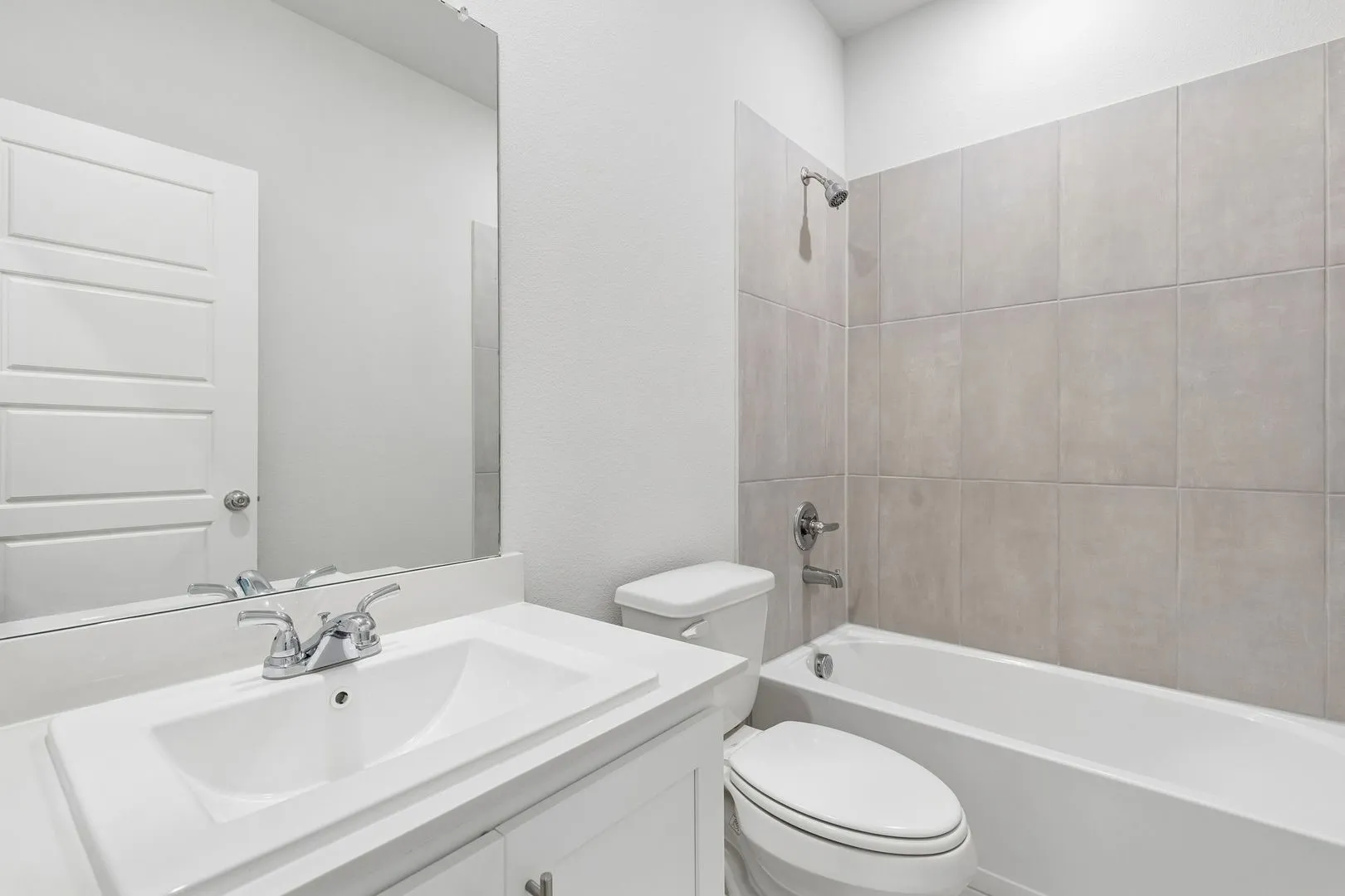 Bathroom in the Cypress home plan by Trophy Signature Homes - REPRESENTATIVE PHOTO