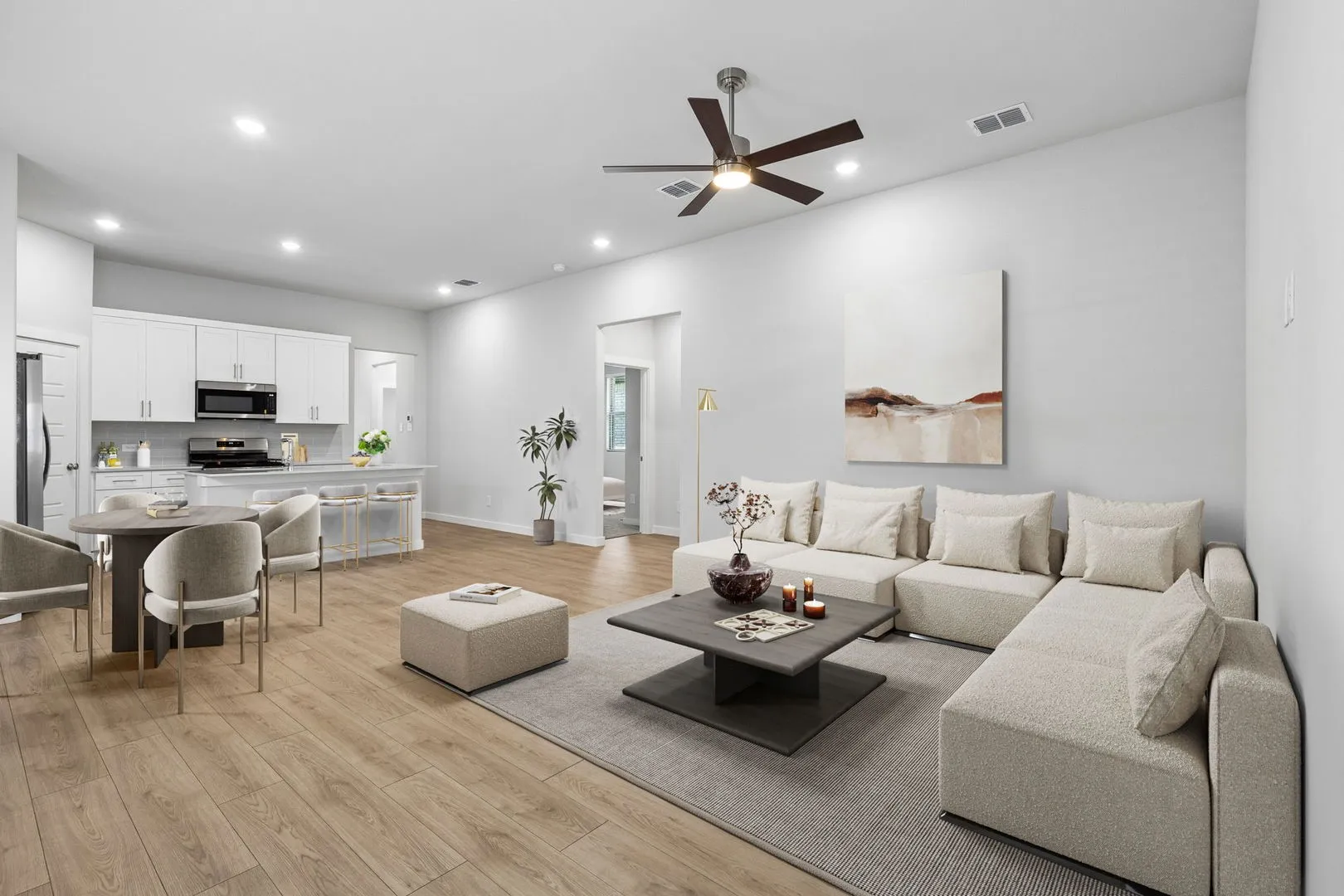 Living Room in the Cypress home plan by Trophy Signature Homes - REPRESENTATIVE PHOTO