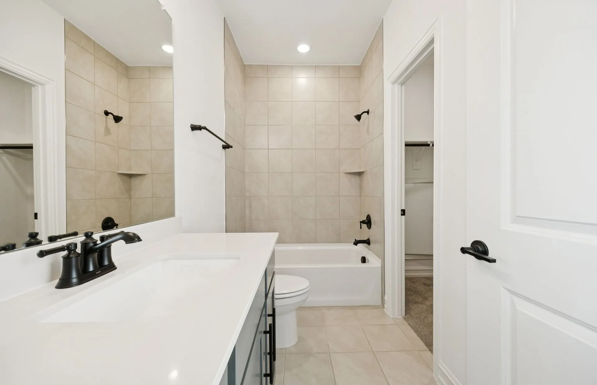 *Floorplan representation, not actual home - Spacious secondary bathroom