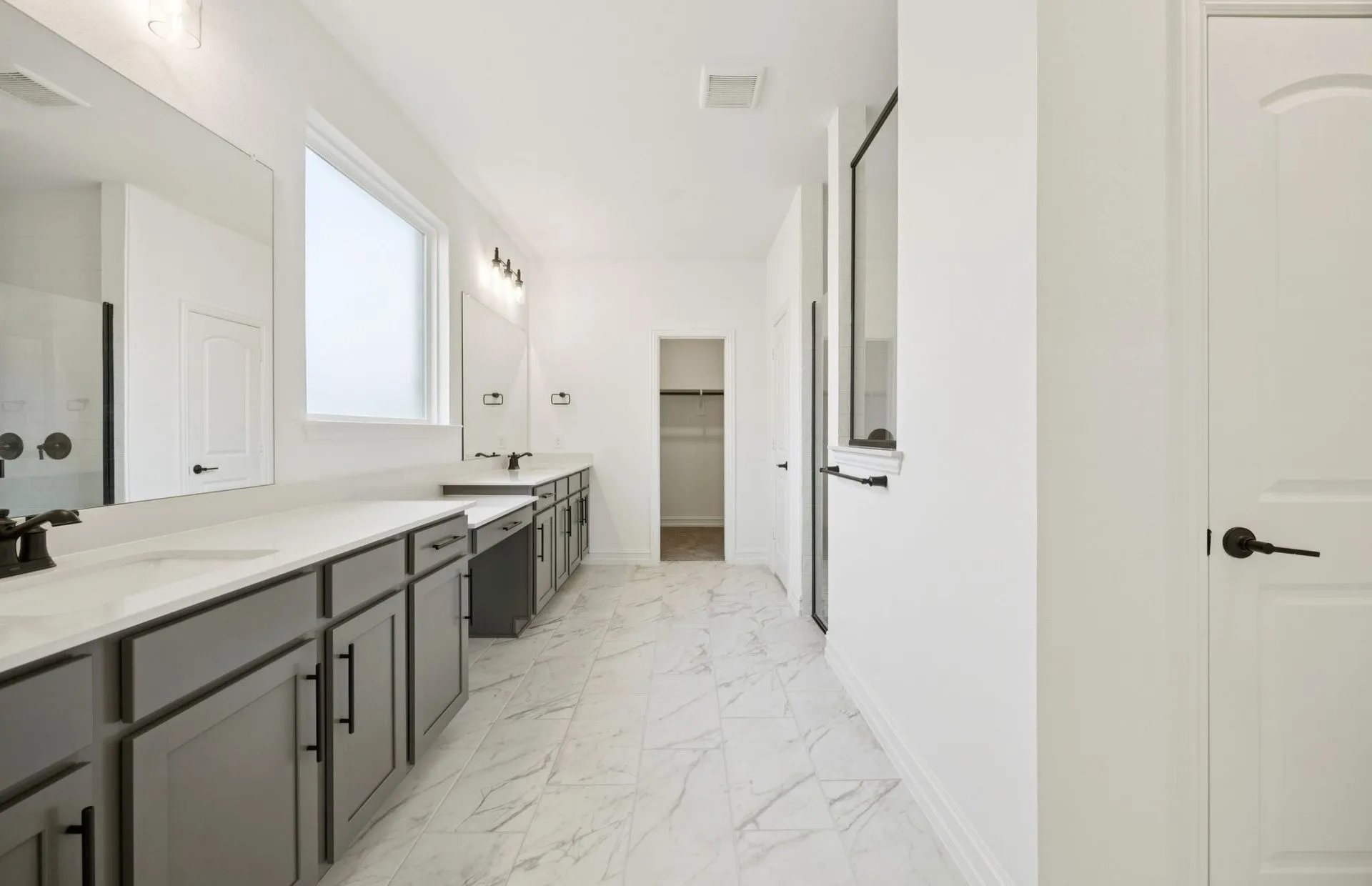 *Floorplan representation, not actual home - Owner's private bath with double vanity