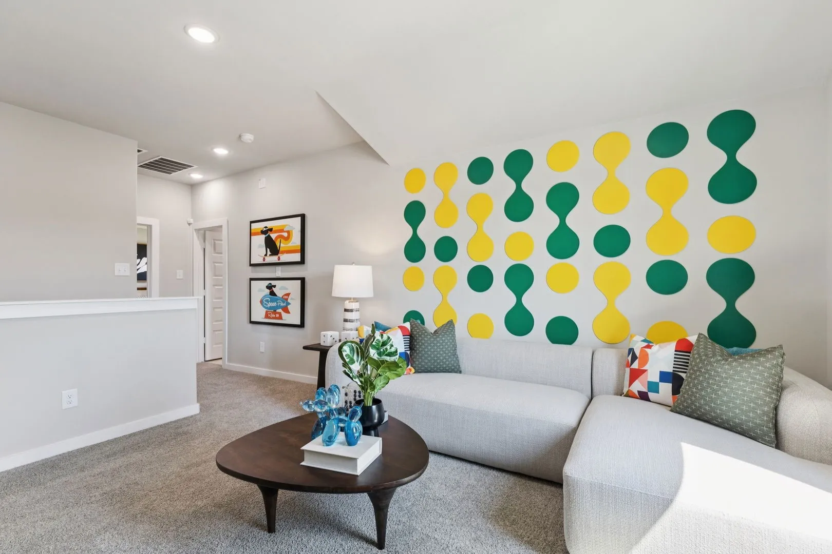 Game Room in the Magnolia home plan by Trophy Signature Homes – REPRESENTATIVE PHOTO