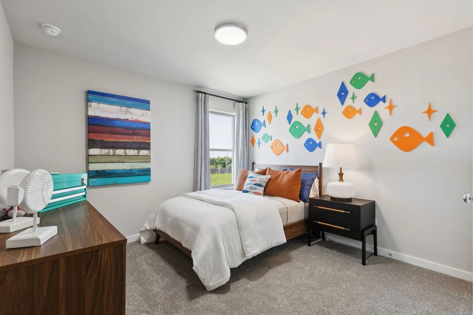 Bedroom in the Magnolia home plan by Trophy Signature Homes – REPRESENTATIVE PHOTO