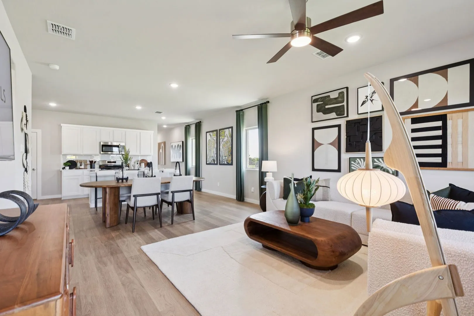 First Floor in the Magnolia home plan by Trophy Signature Homes – REPRESENTATIVE PHOTO