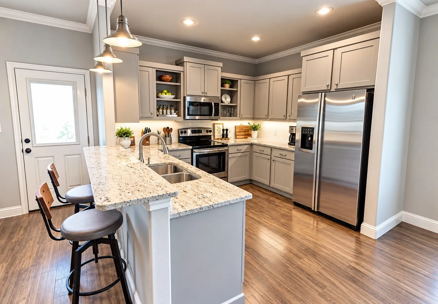 Beautifully updated kitchen.