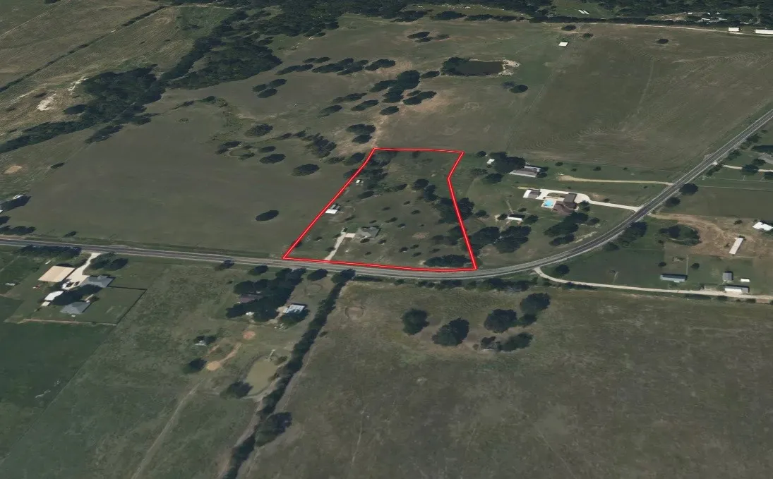 Aerial view of the property