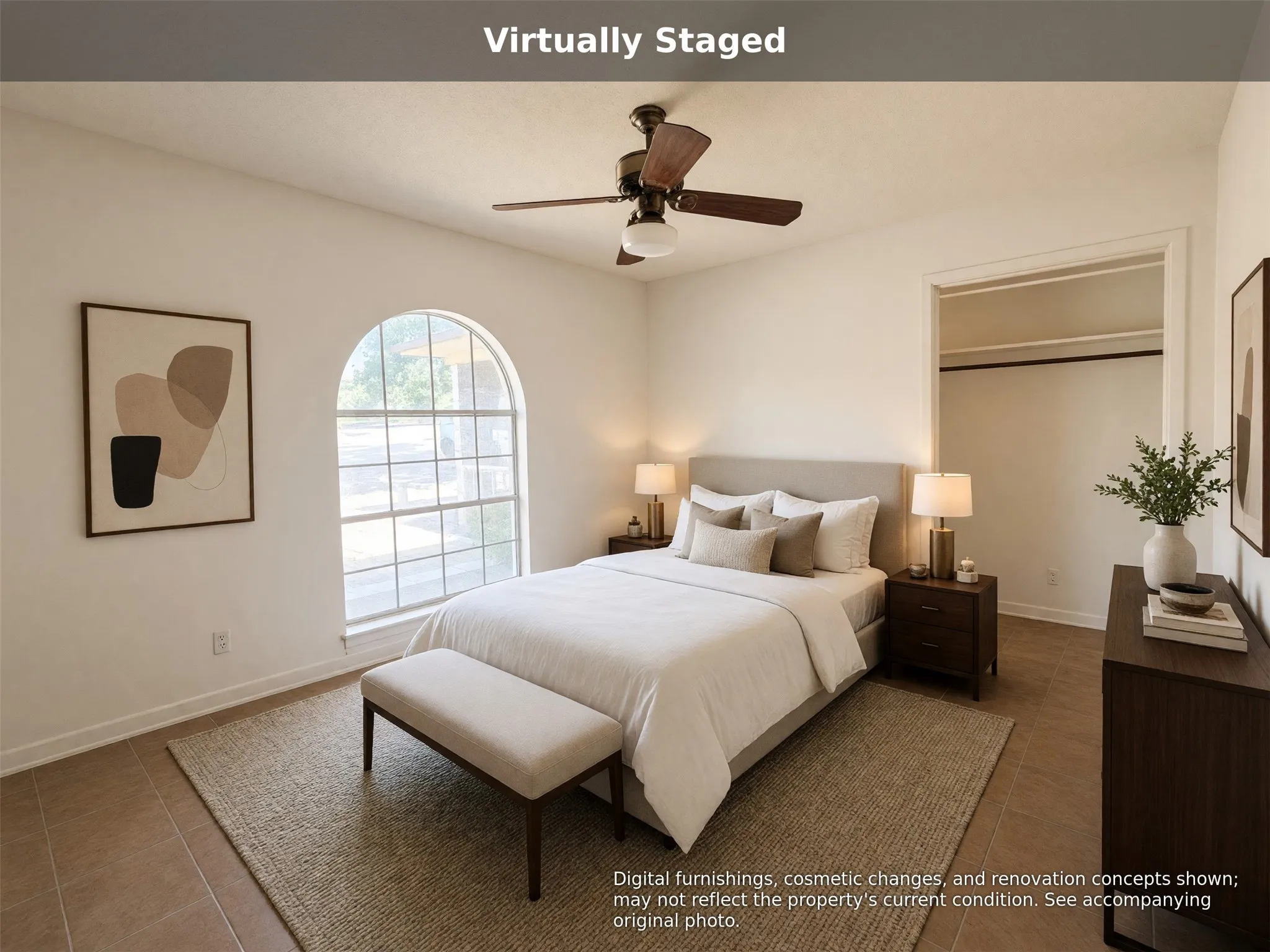AI enhanced, virtually staged