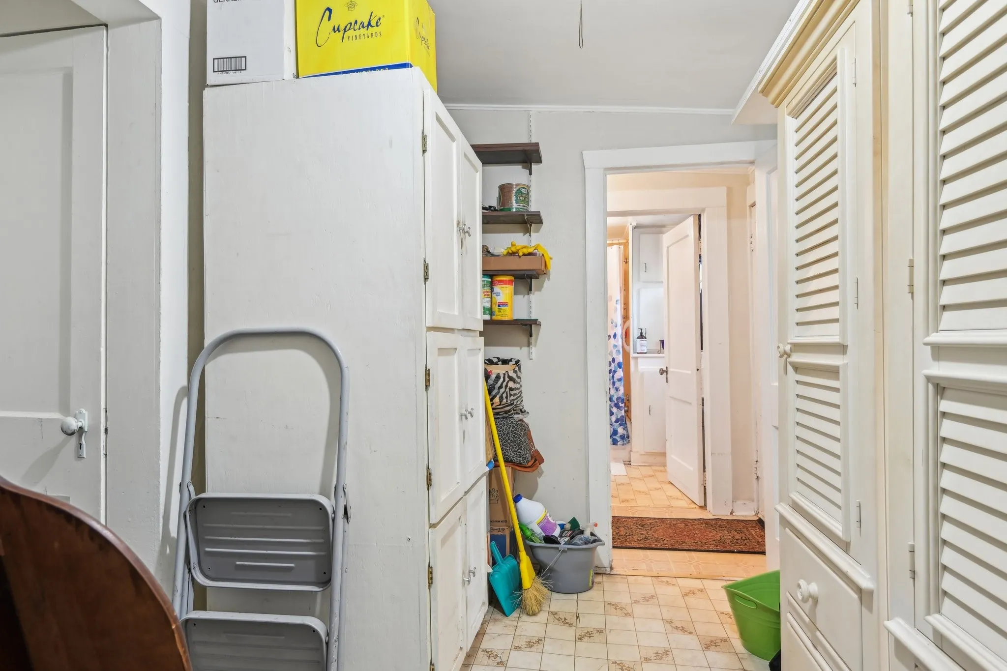 Laundry room which could be third bedroom becaues it has a closet.