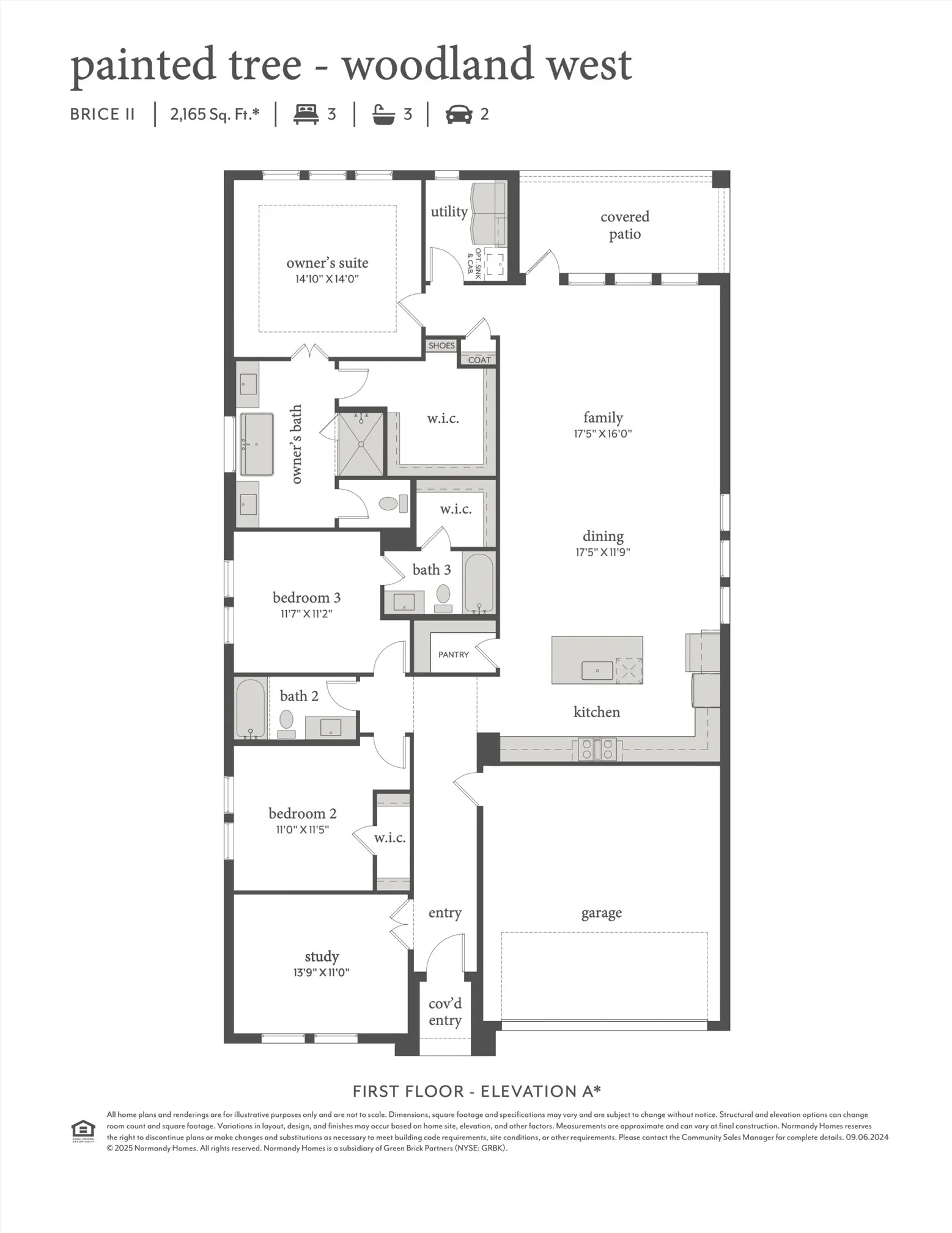 With an open concept floor plan that won't disappoint plus spacious bedrooms family and guests will love, our single story Brice II floor plan is a winner!
