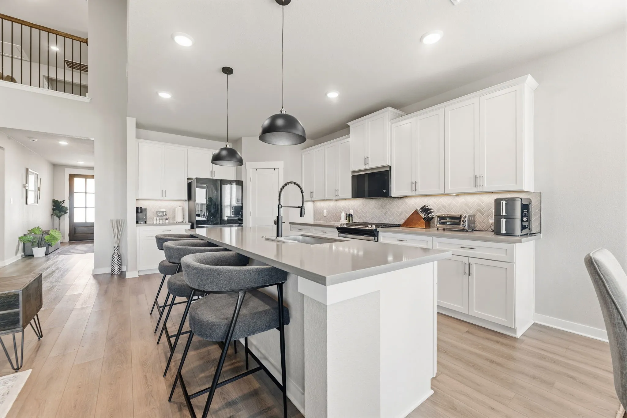 Large kitchen island