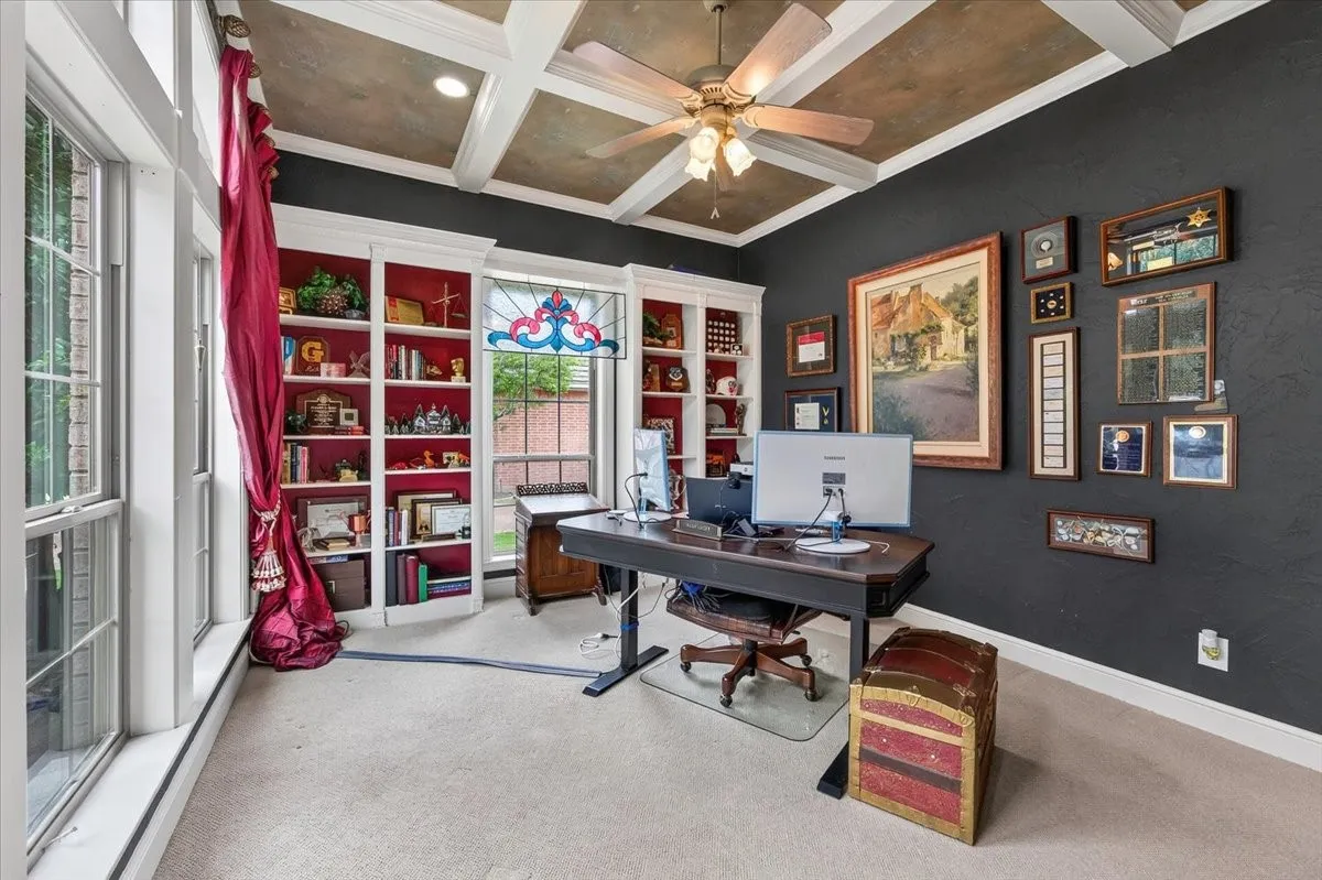 Study, at front of house