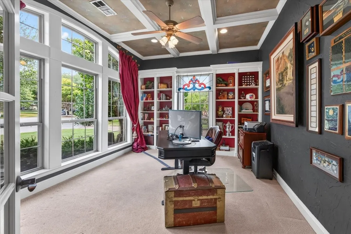 Study, at front of house