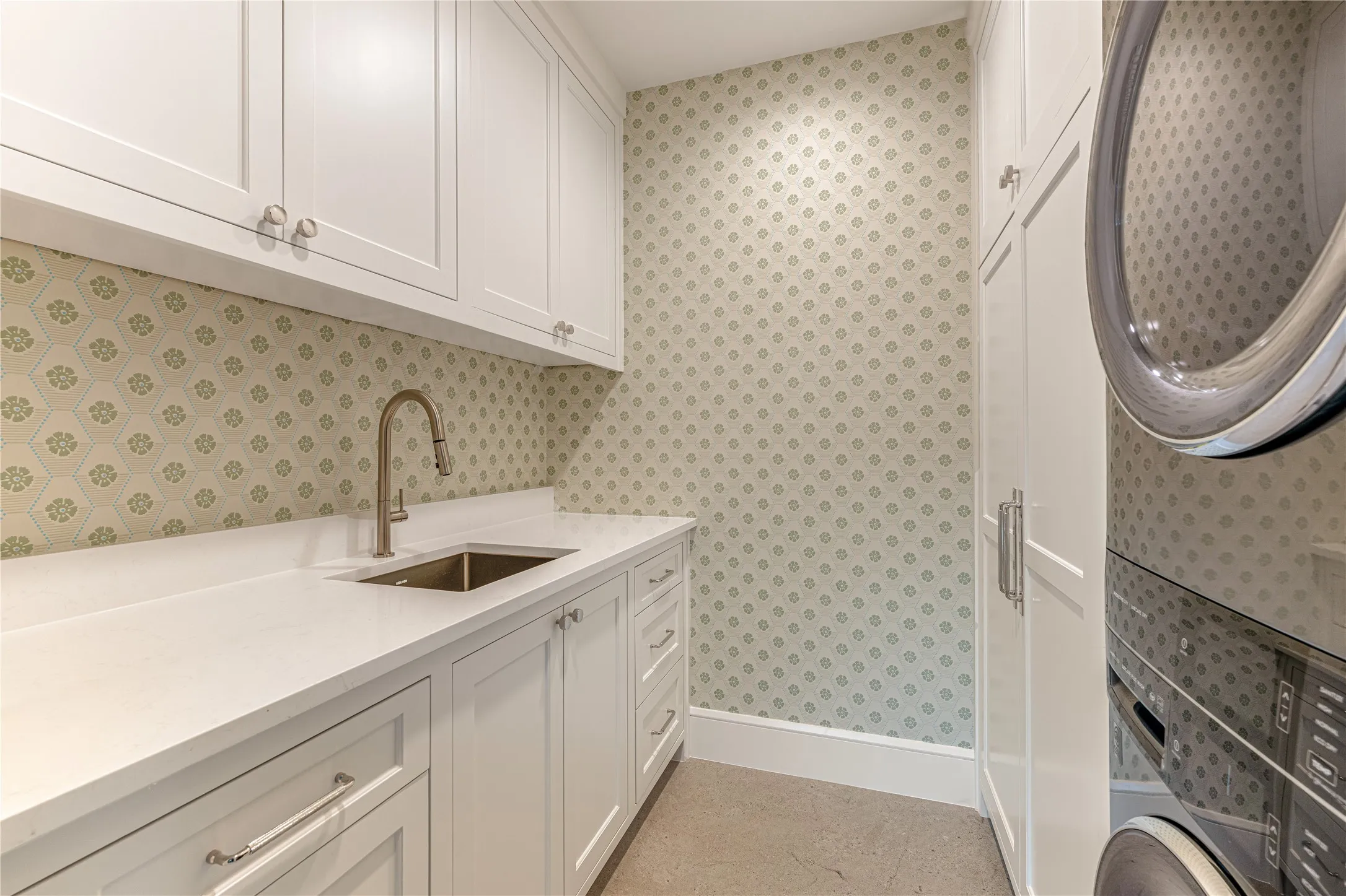 First level laundry room