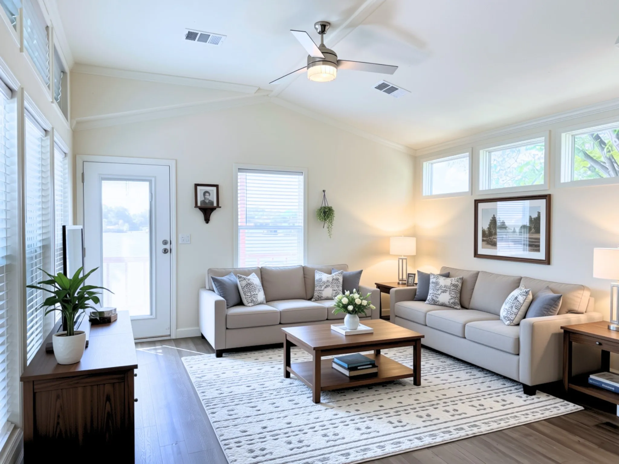 virtually staged to show potential set up