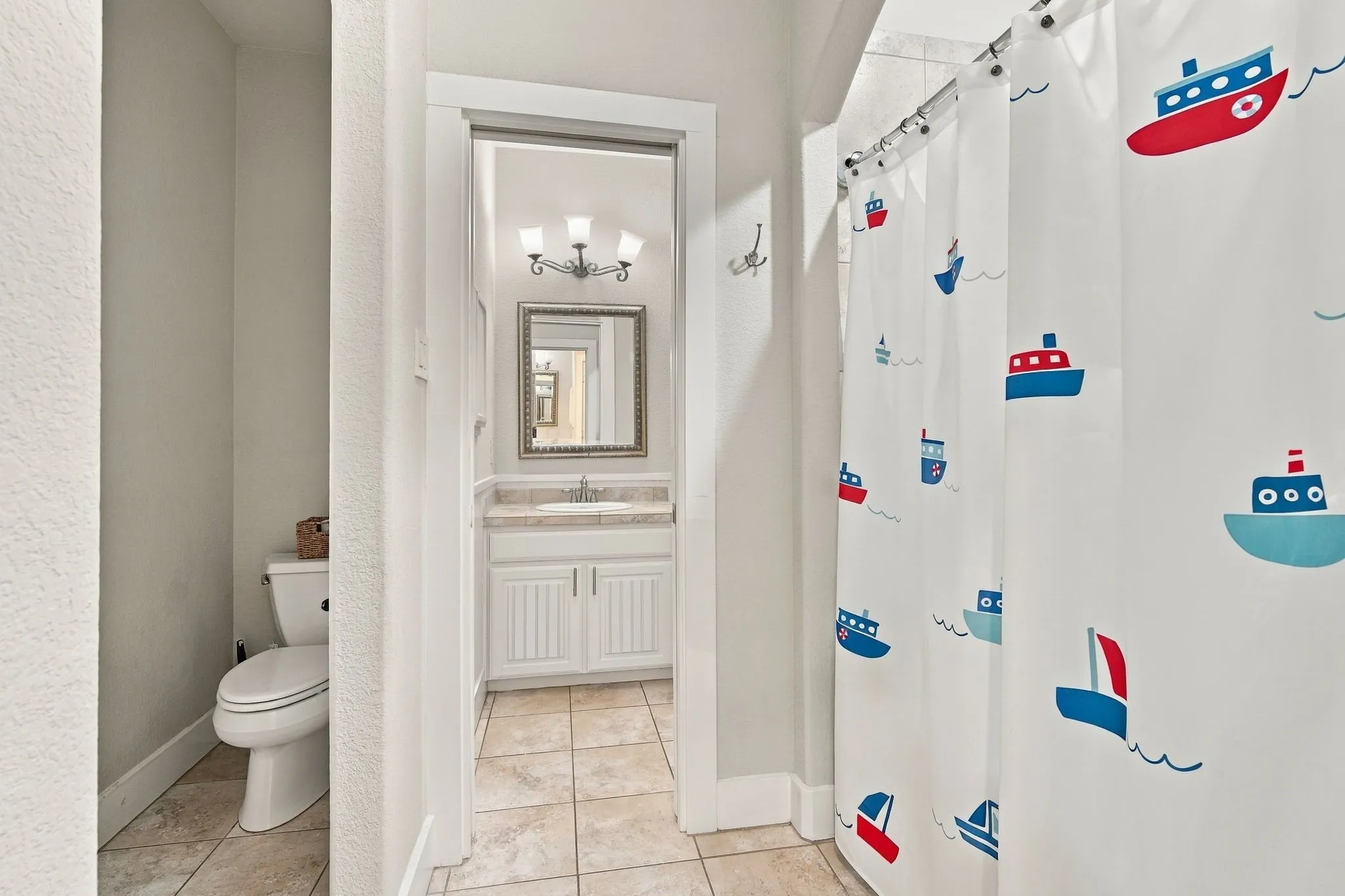 Jack and Jill bathroom