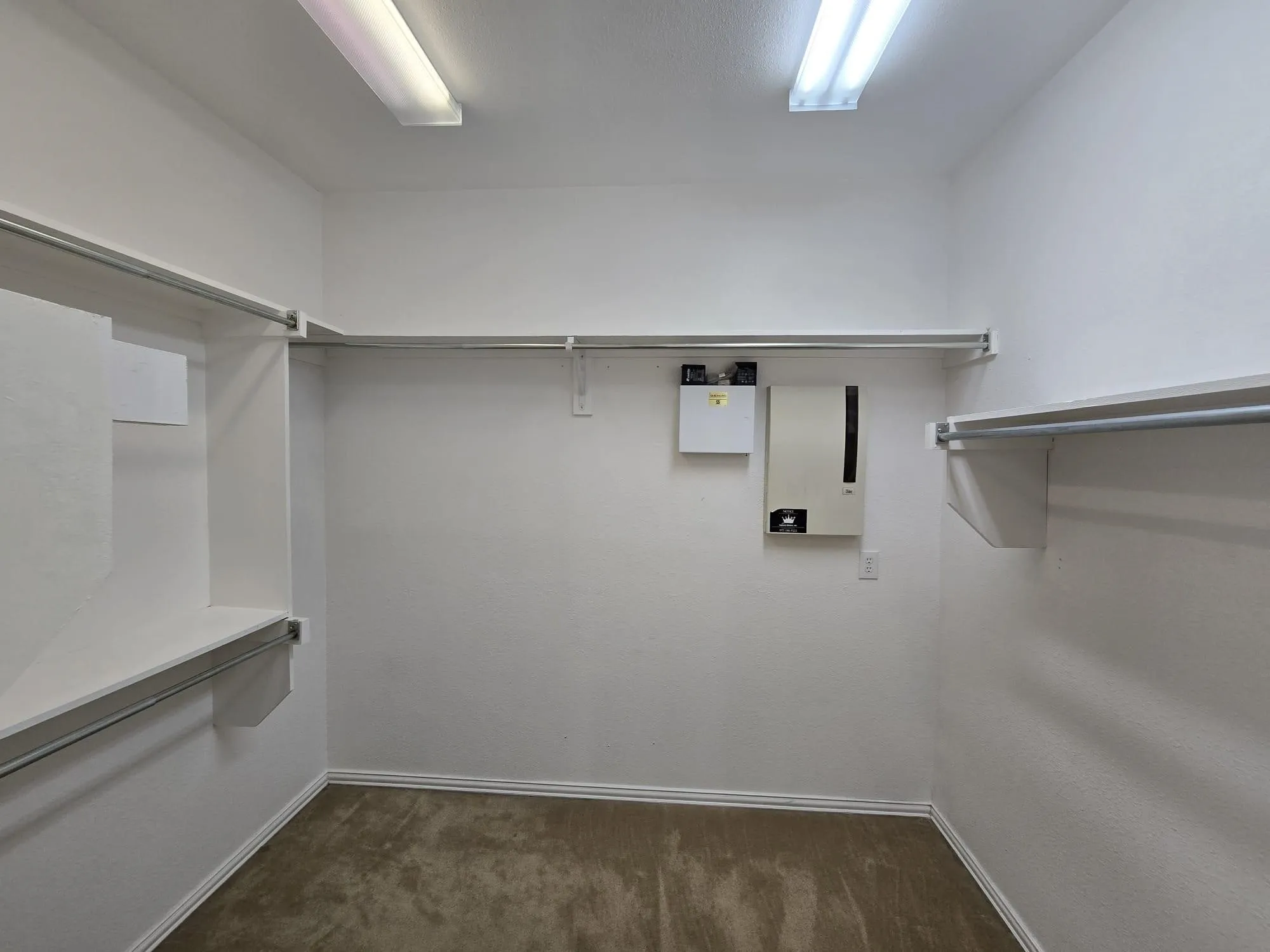 Spacious closet