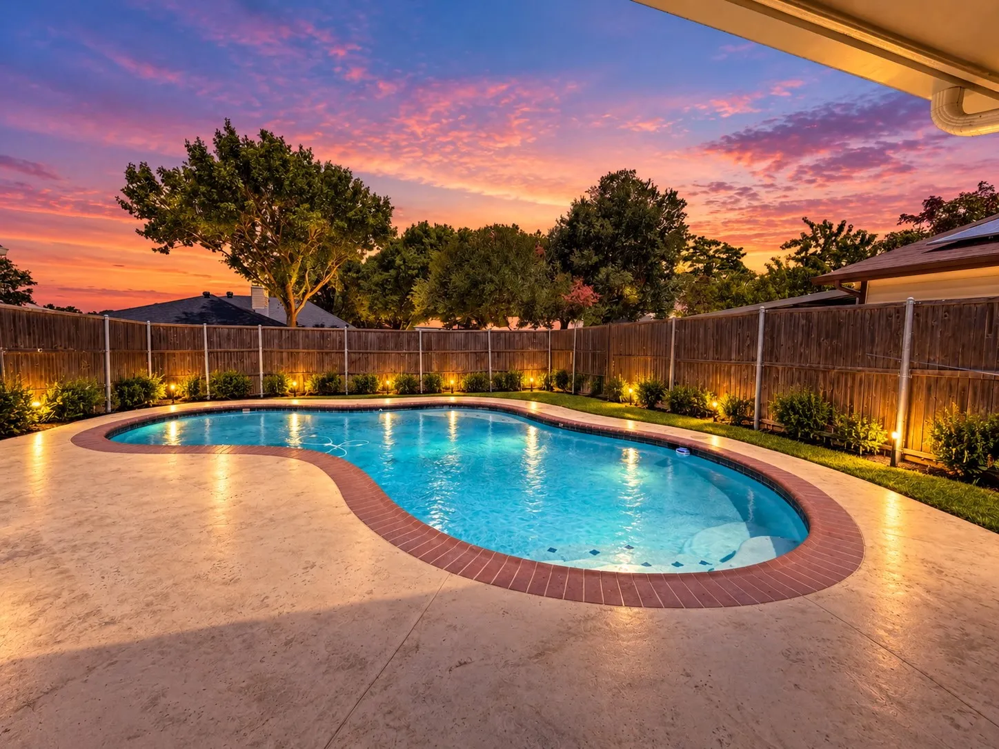 Virtual Twilight Poolside Sunset Retreat