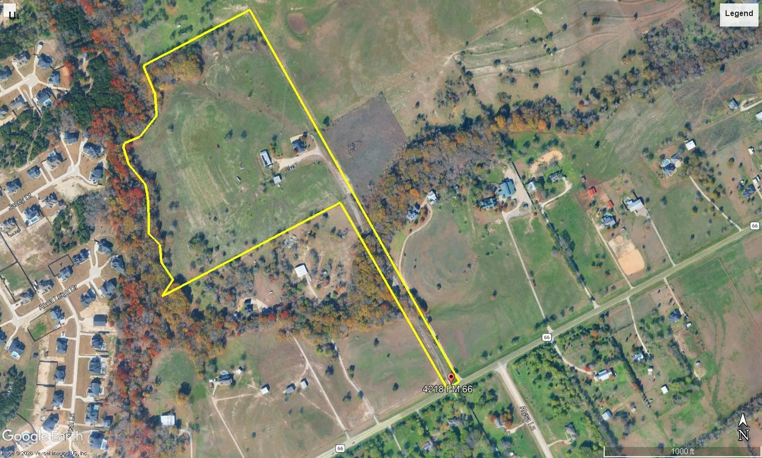 Boundary for visual purposes only. Seller has a boundary survey.