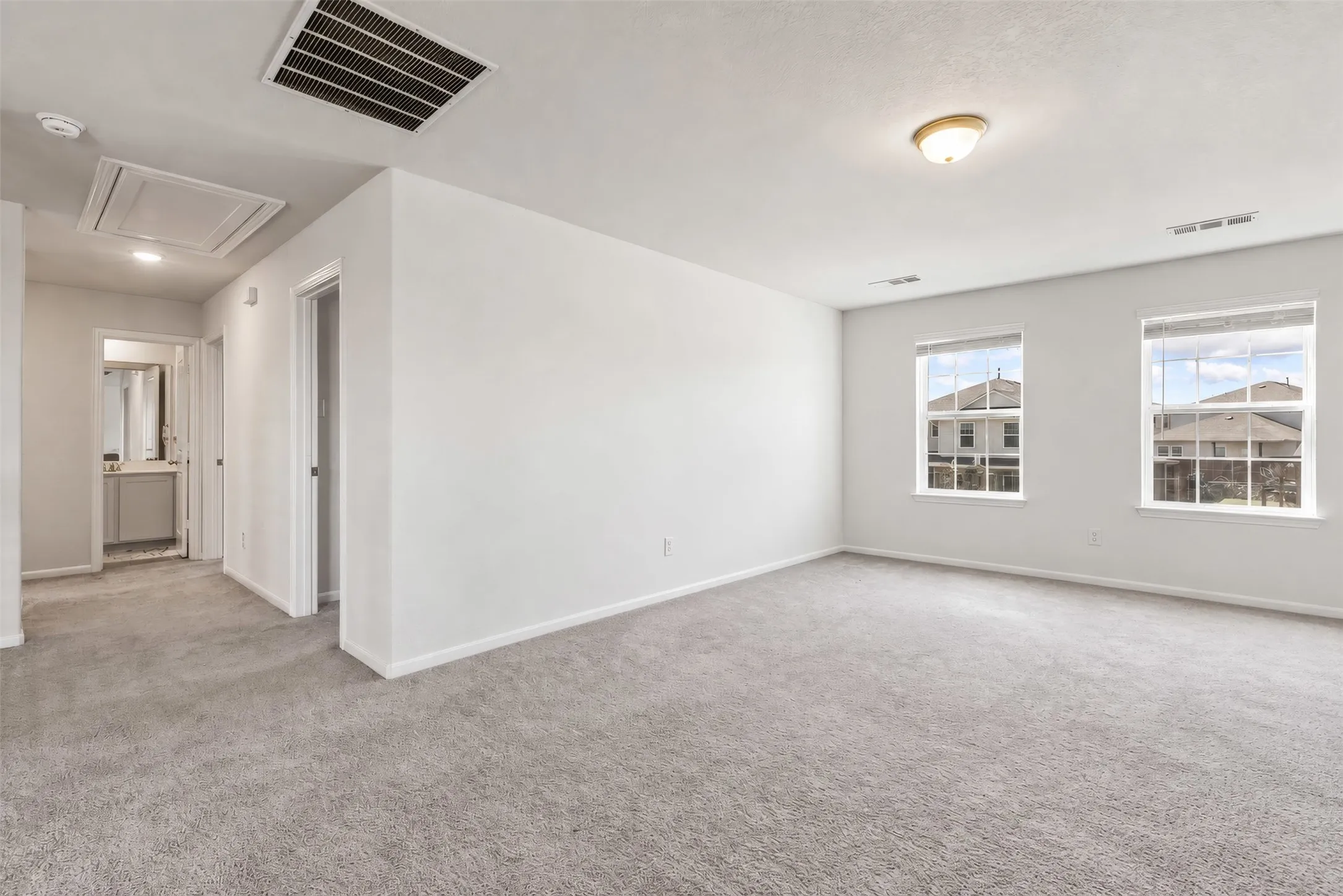 Open Lofted Game Room-Furniture was Digitally removed
