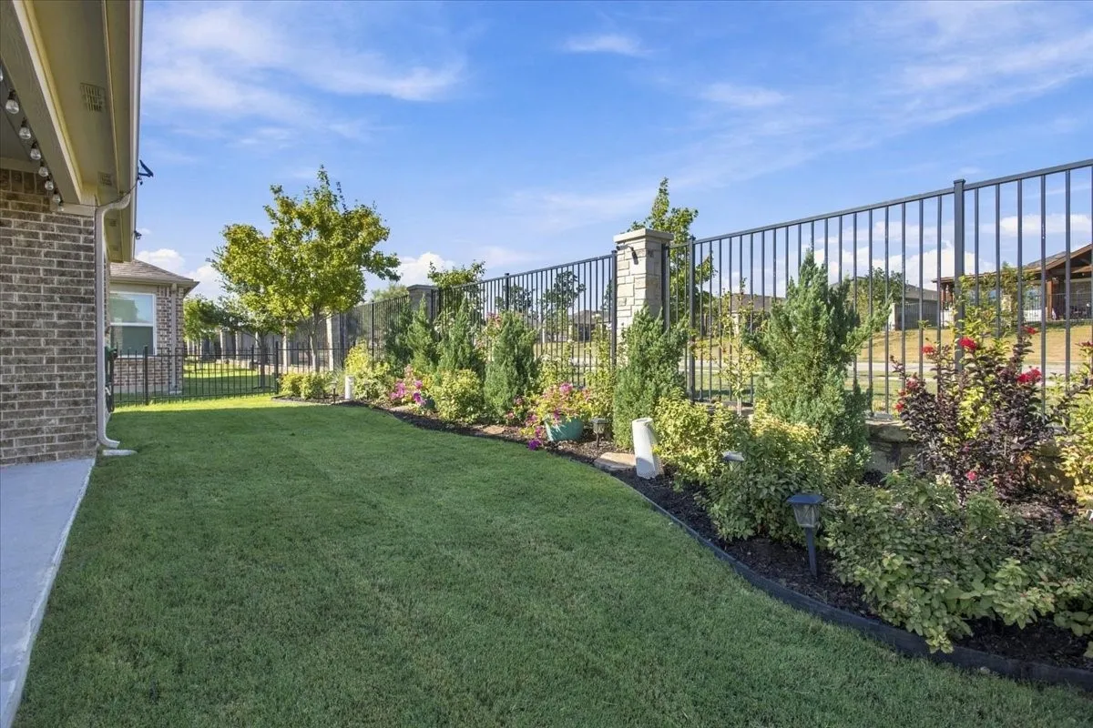 Beautiful landscaping and private yard