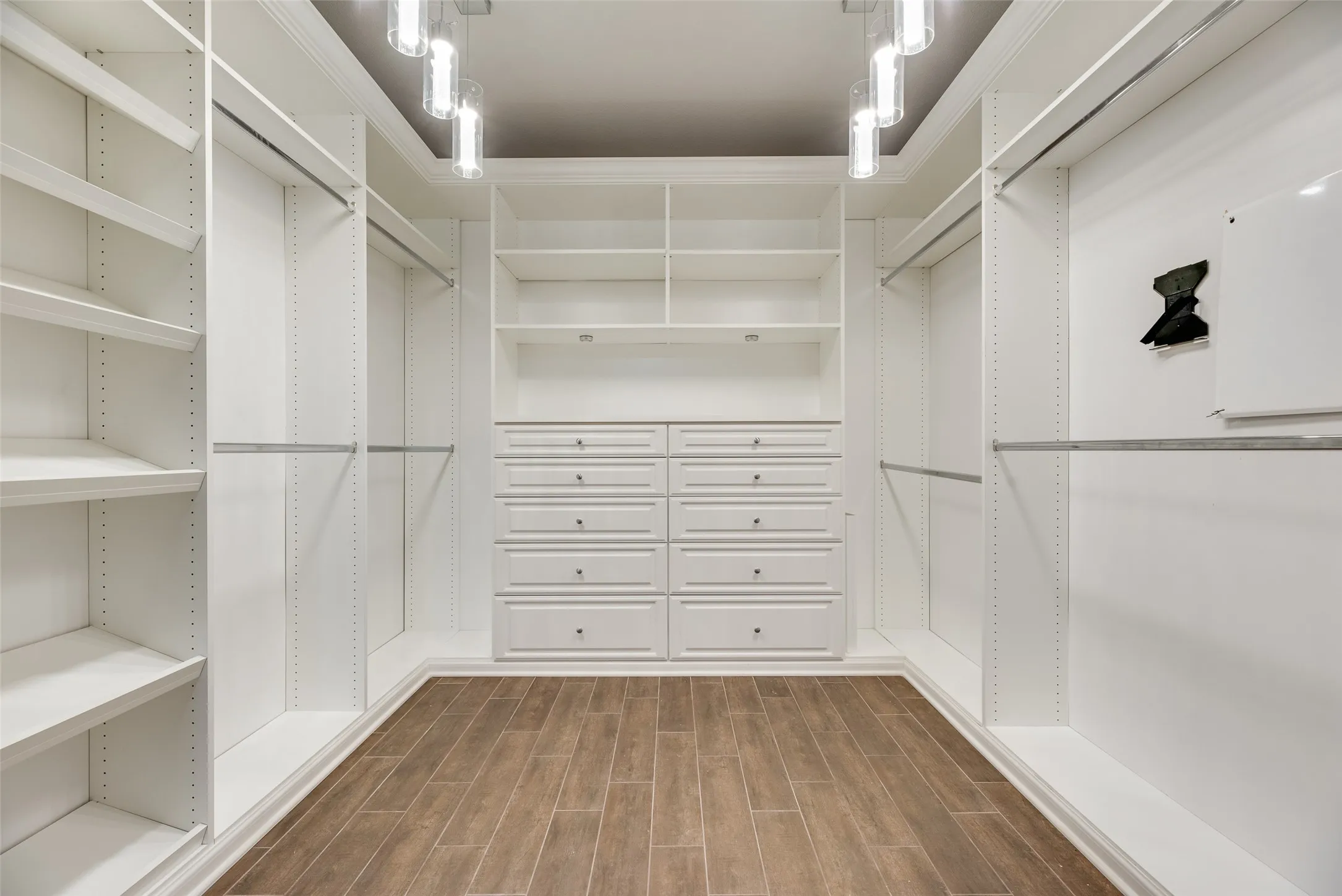 Custom primary closet