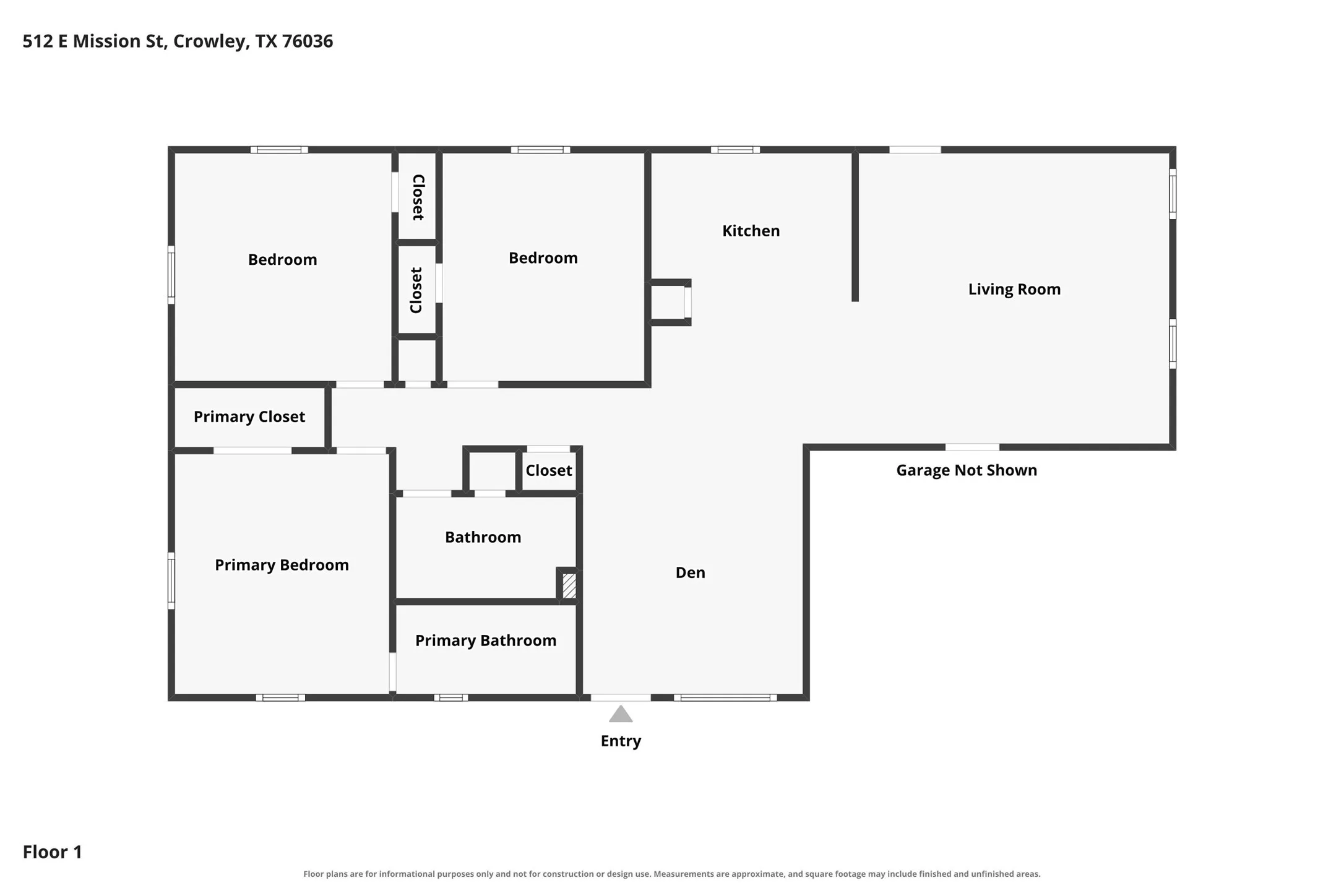 Single Family Residence For Sale in Tarrant County , 512 E Mission Street, Crowley, Texas 76036, 3 Bedroom, 2 Bathroom, 2 Garage spaces, 1,277 Sqft, built in 1964, mls#21387182, Real Estate Agent in Crowley, Homes For Sale in Tarrant county, Homes For Sale in Crowley, Realtor in Crowley Texas, Real Estate Brokerage Independent Realty Texas, Luminita Cordes Realtor