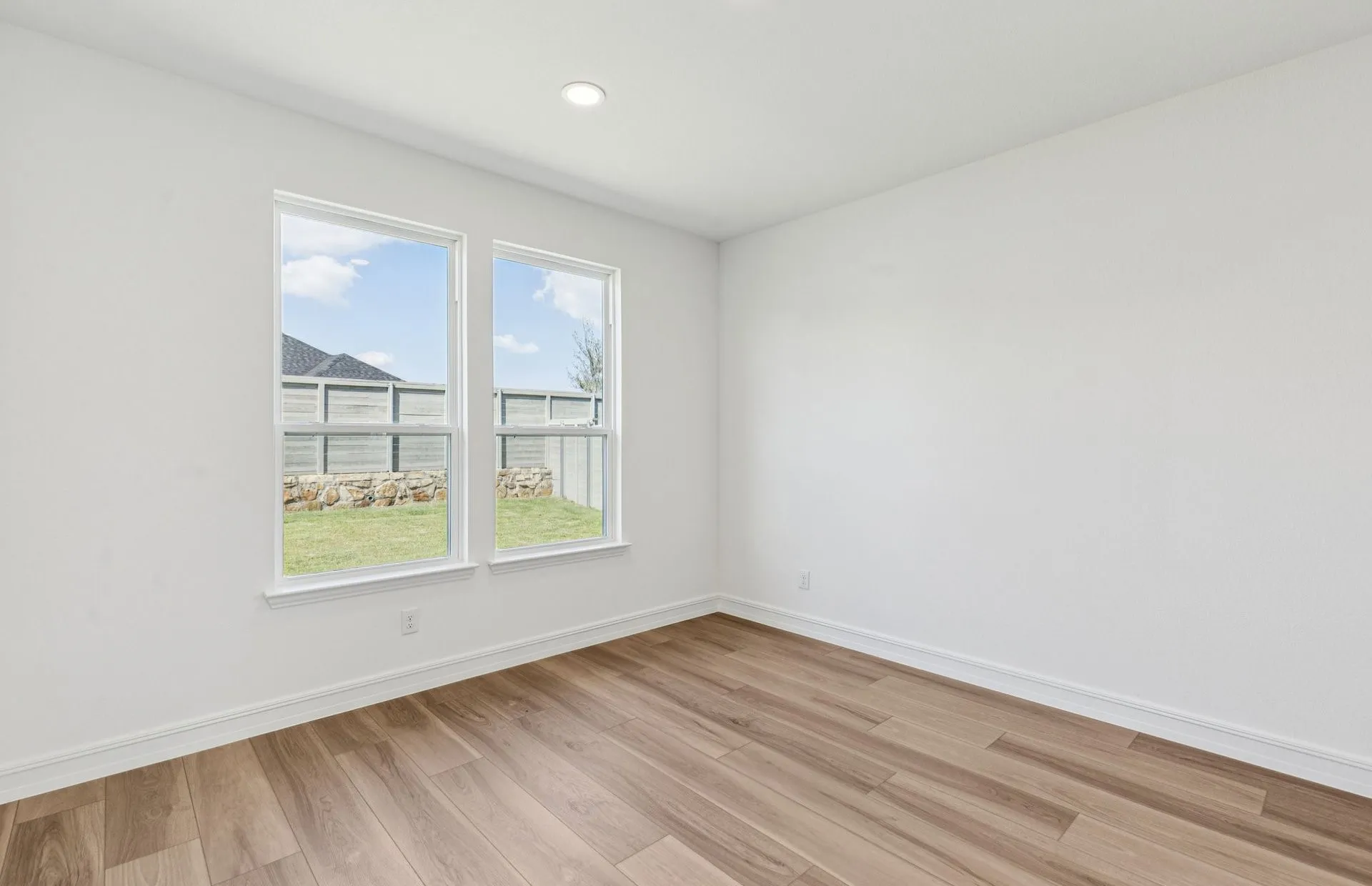 *Floorplan representation, not actual home - Dining area off kitchen with large windows
