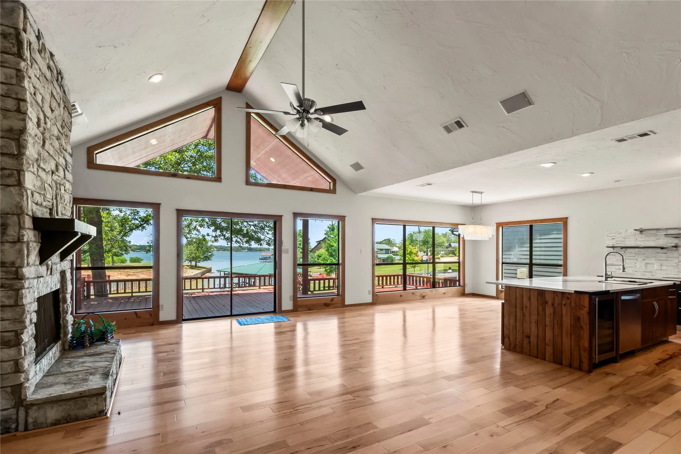 Beautiful 2674 sq ft home on over half and acre with open water views.