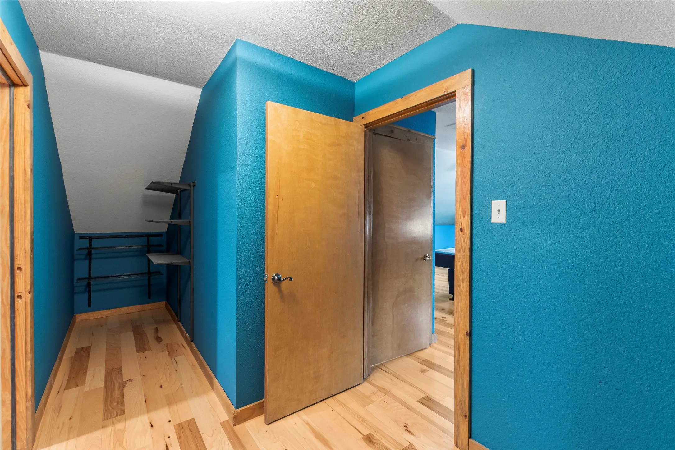 Large closet space located between the game room and bunk room.