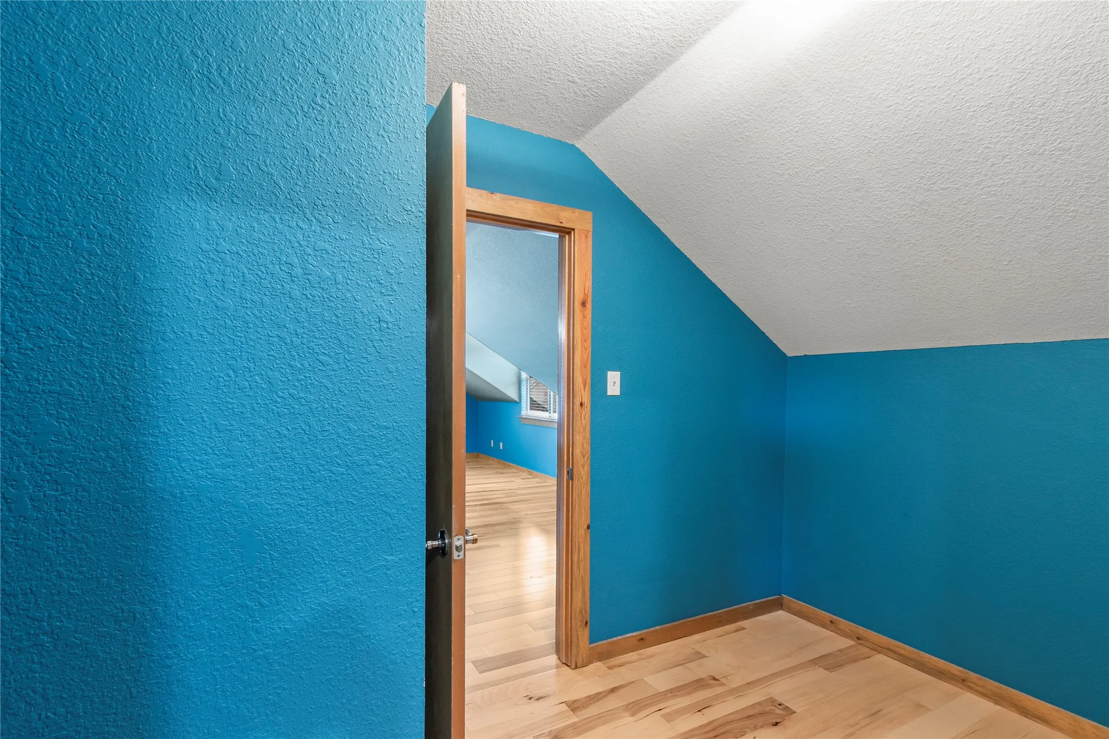 This extra bonus space is located above a downstairs full bath and could potentially be converted into a bath!