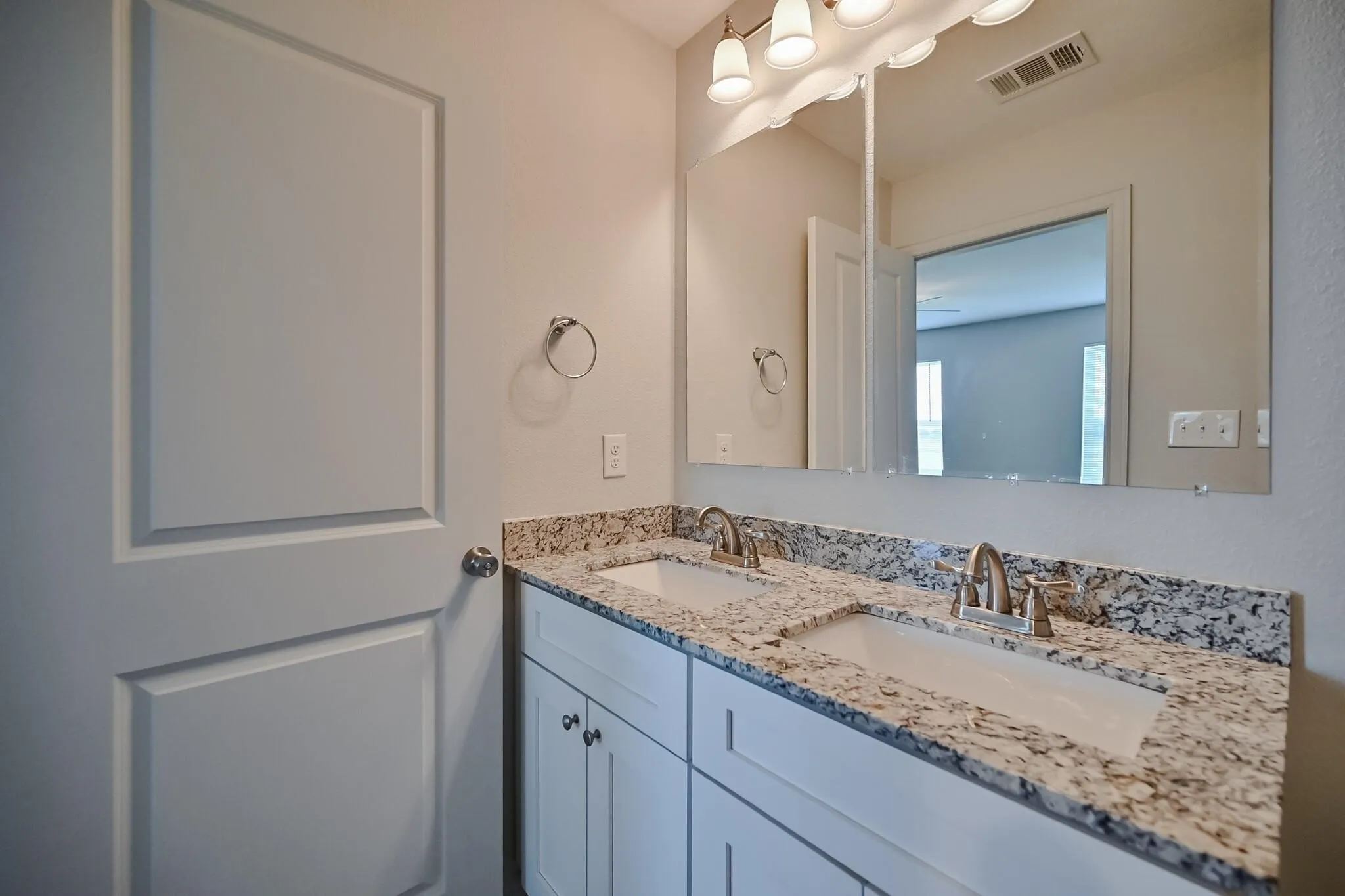 Bathroom with double vanity
