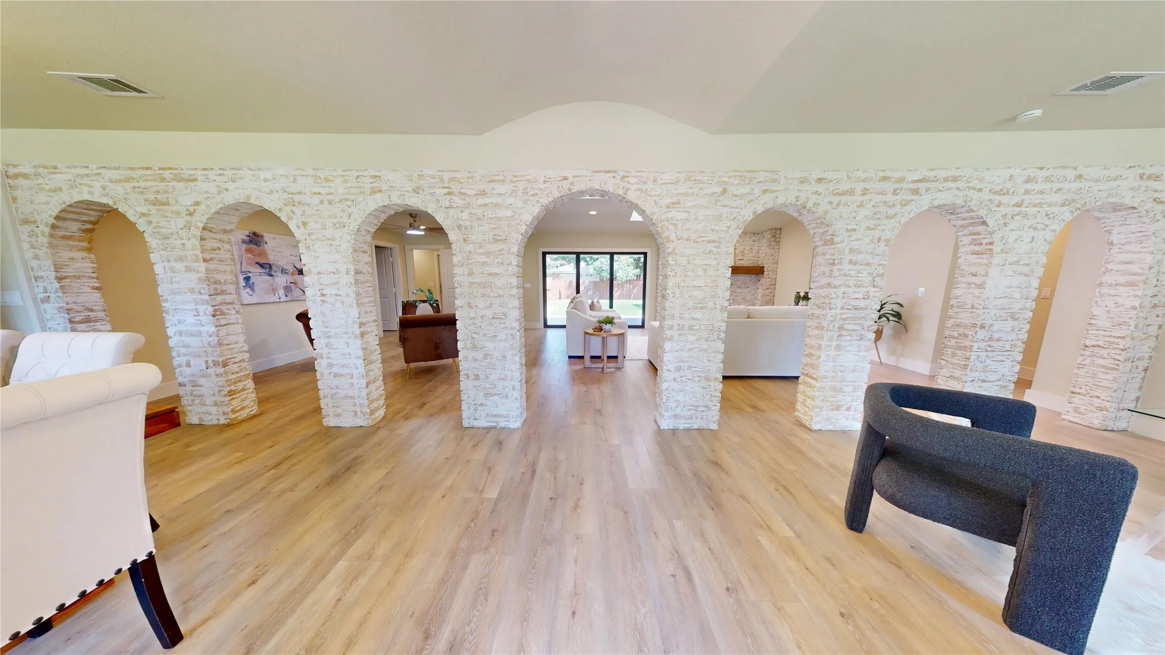 German Schmear living areas