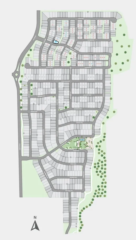 Cross Creek Meadows Sitemap