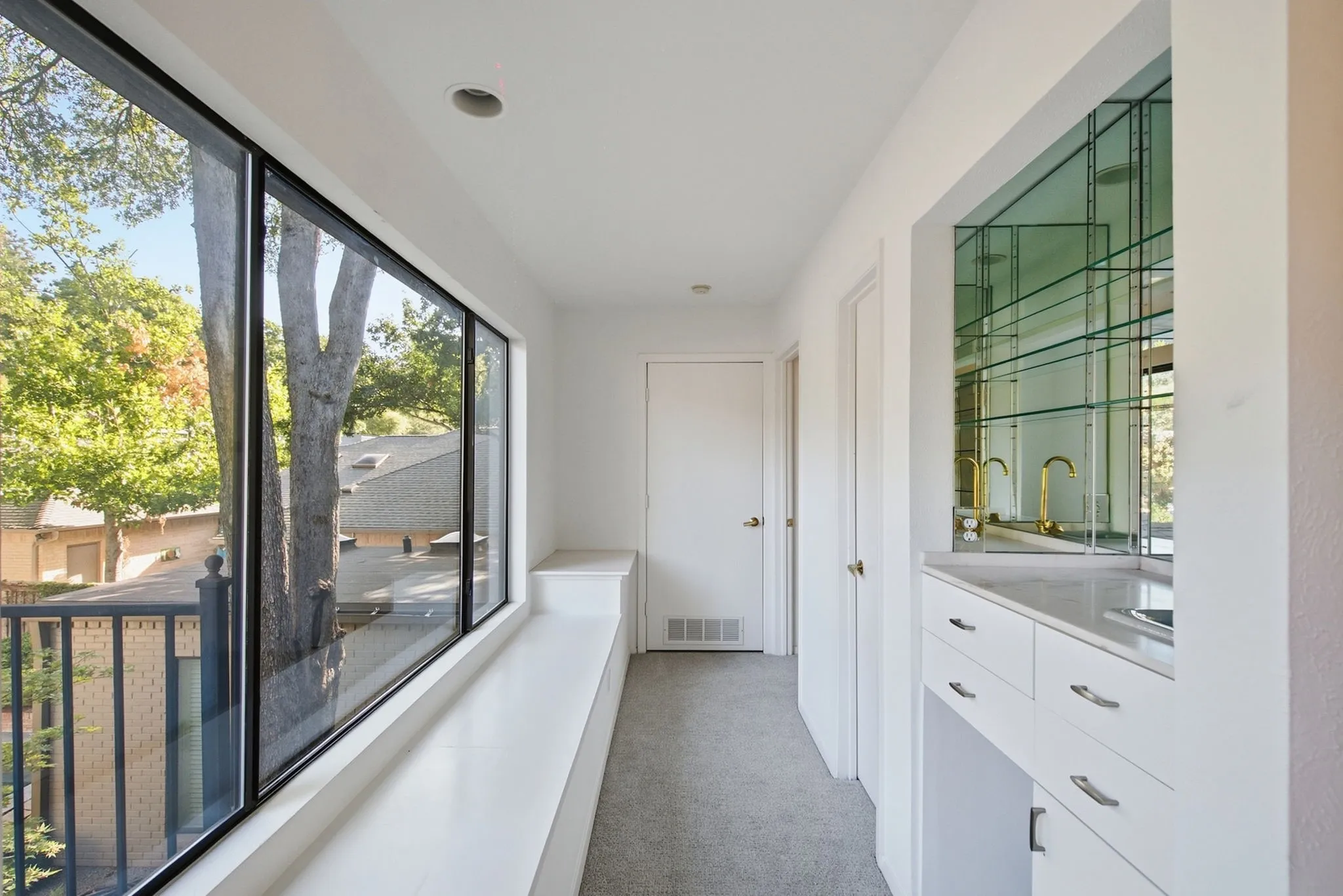 Upstairs Hallway with Wet Bar