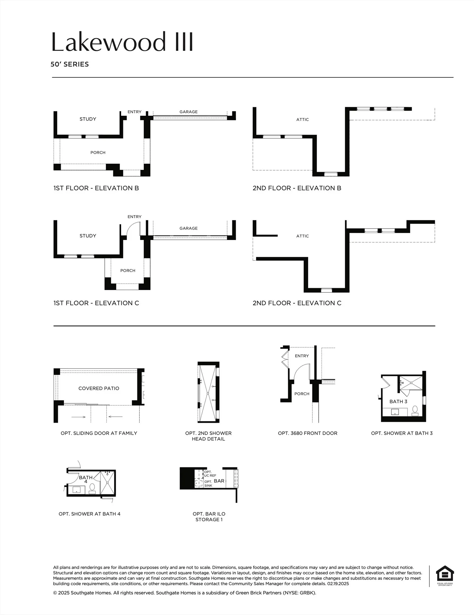 This dream home features elevation A, optional 3680 front door, slider at family, wet bar, 2nd shower head and so much more!