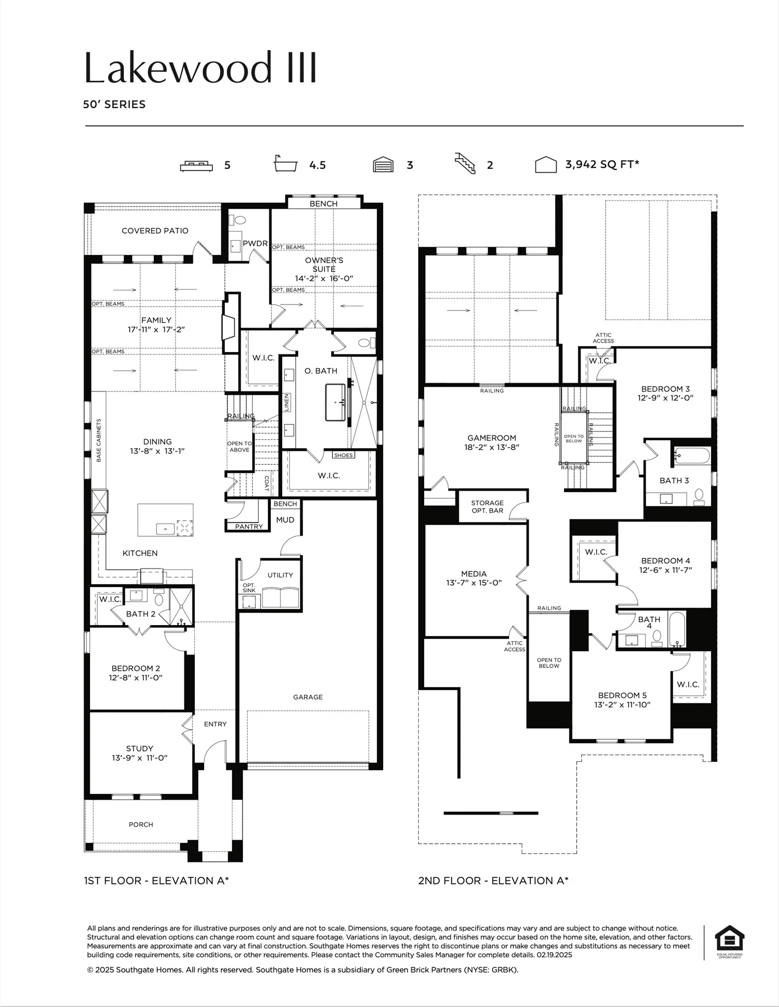 Featuring luxurious finishes with ample entertaining spaces and wonderfully sized bedrooms, our Lakewood III plan is your dream home come to life!