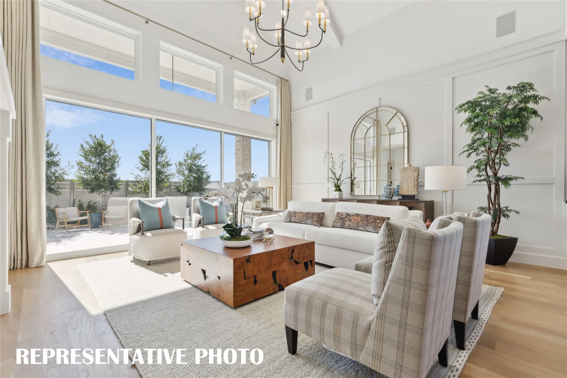 A family room spacious enough to host the entire family!  REPRESENTATIVE PHOTO