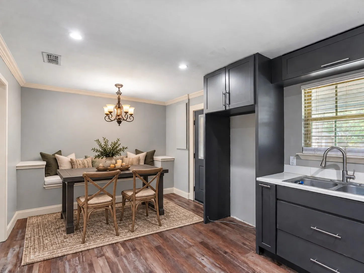 Virtually Staged Dining Area