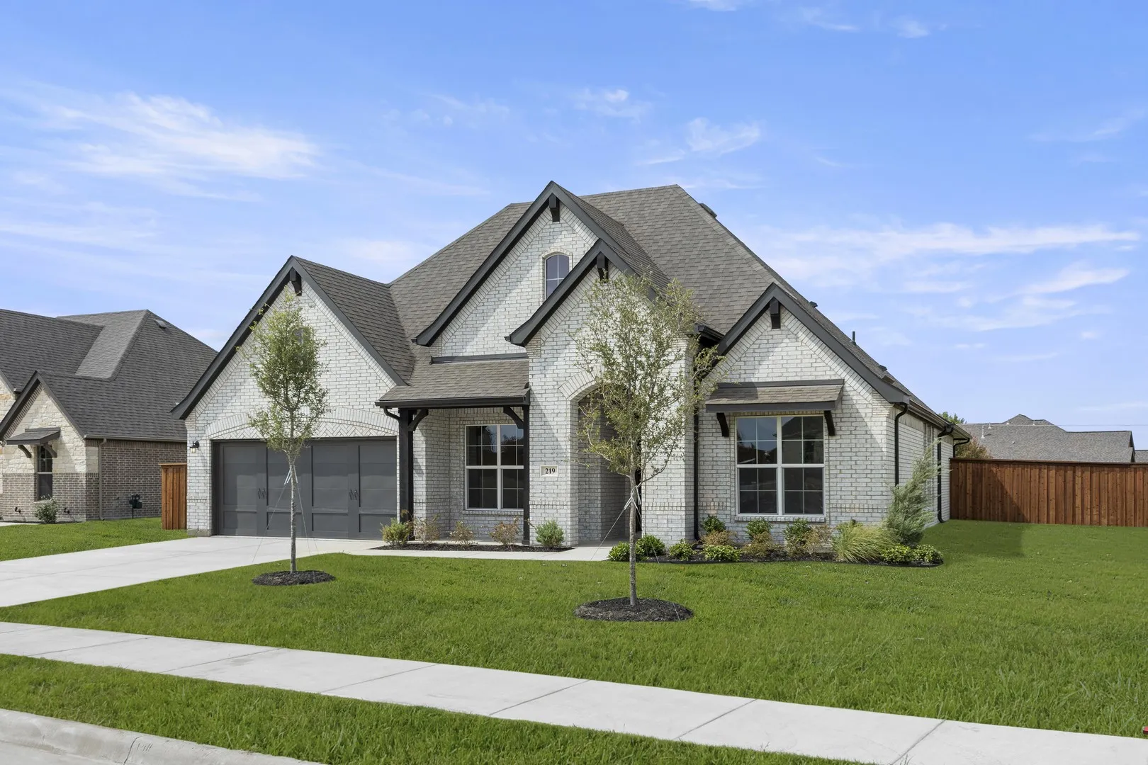 DFW-Lovers Landing-Concept 2464-219 Harmony Avenue-Front 2-Risewell Homes